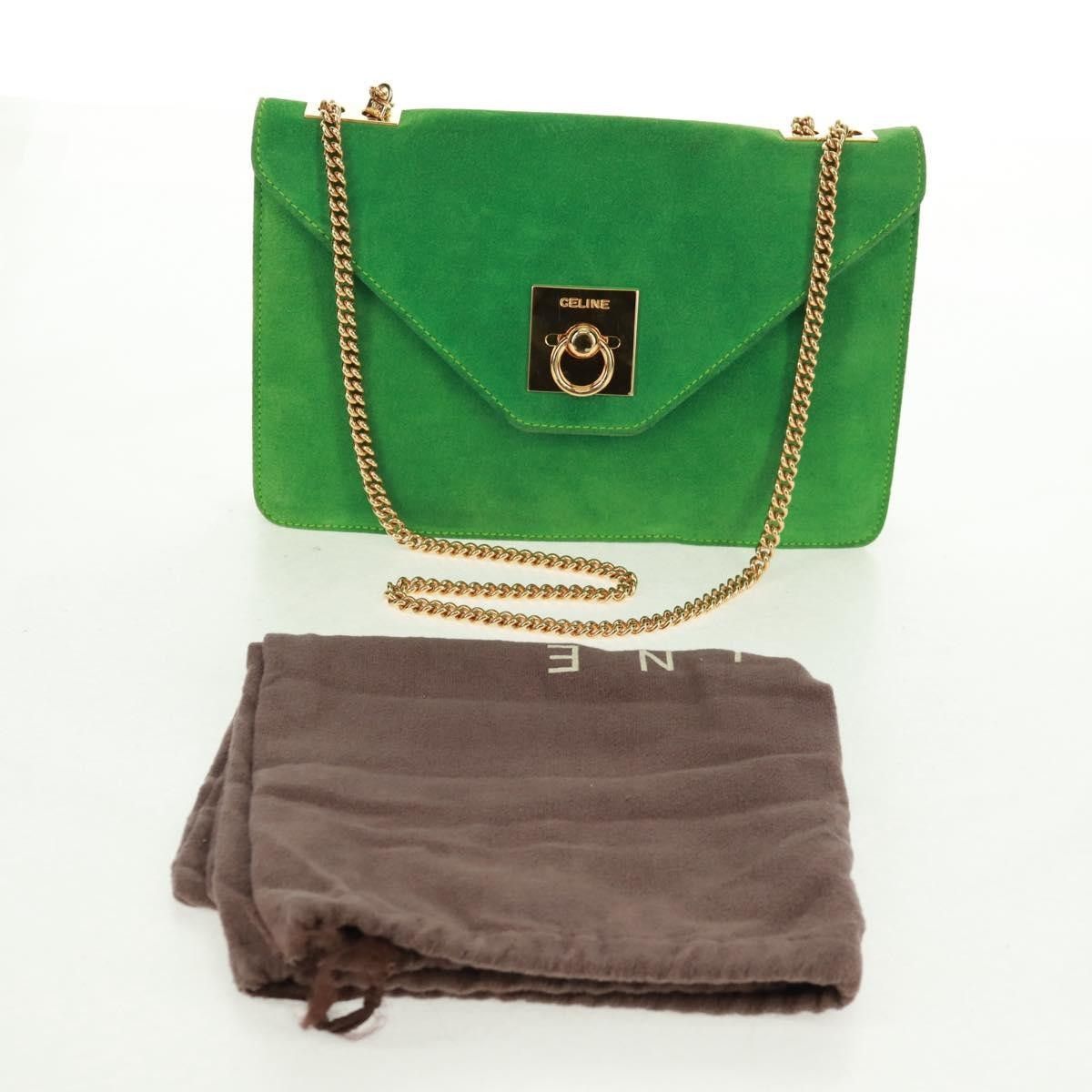 Celine Celine Vintage Shoulder Bag Suede Size ONE SIZE - 13 Thumbnail