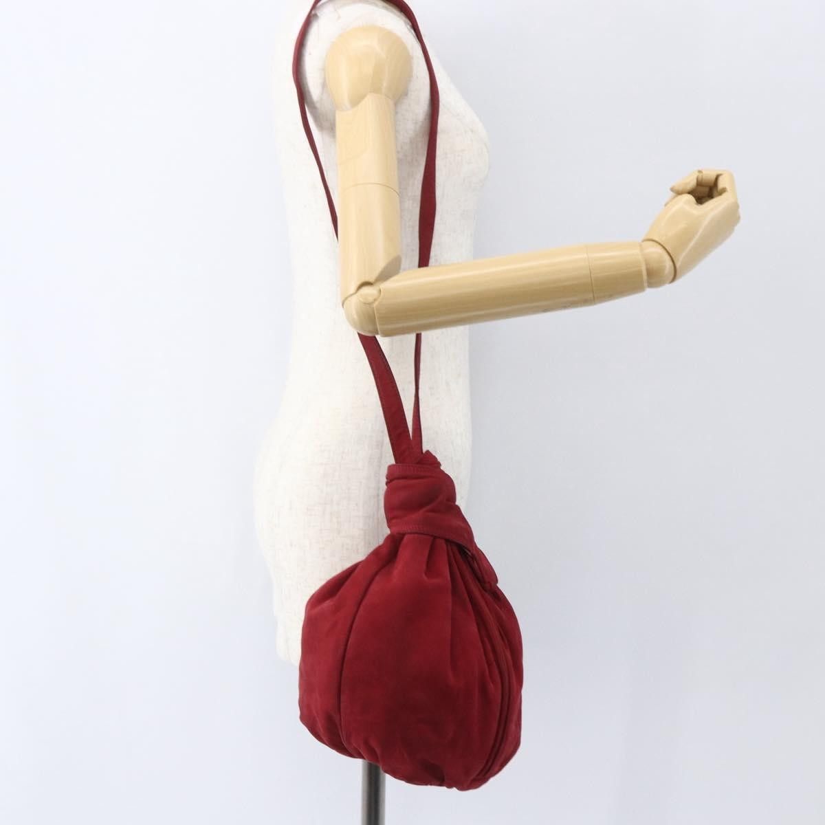 Loewe Loewe Anagram Shoulder Bag Suede Size ONE SIZE - 12 Thumbnail