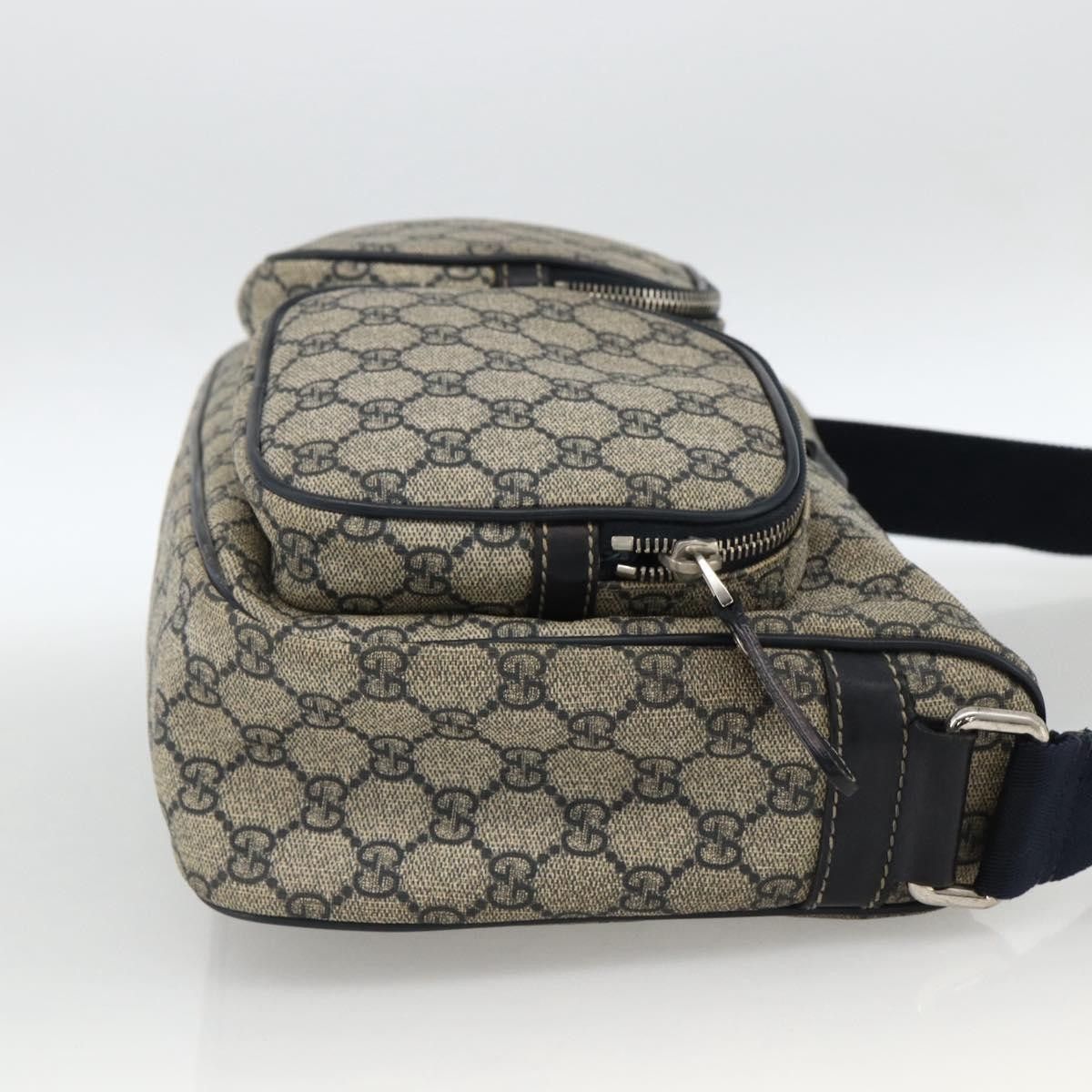 Gucci Gucci Double Pocket Messenger GG Coated Canvas Size ONE SIZE - 3 Thumbnail