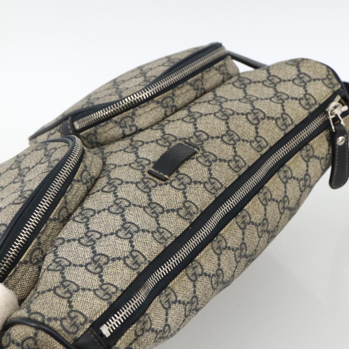 Gucci Gucci Double Pocket Messenger GG Coated Canvas Size ONE SIZE - 16 Thumbnail
