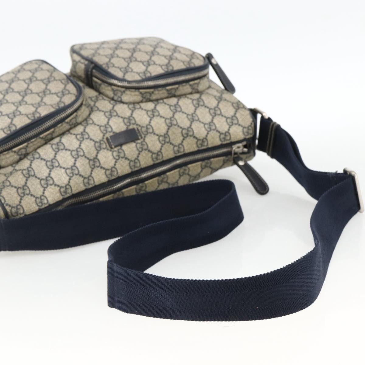 Gucci Gucci Double Pocket Messenger GG Coated Canvas Size ONE SIZE - 8 Thumbnail