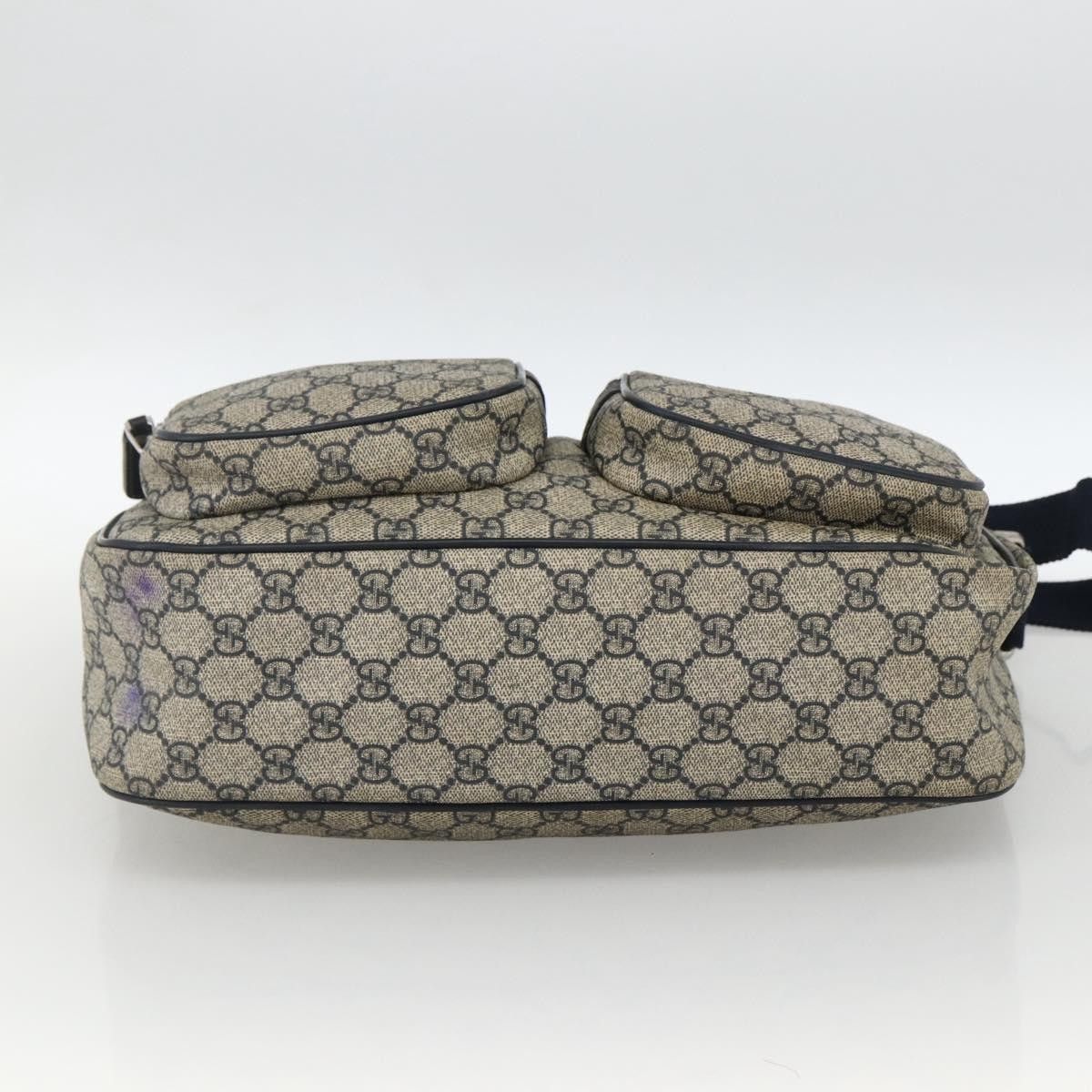 Gucci Gucci Double Pocket Messenger GG Coated Canvas Size ONE SIZE - 18 Thumbnail