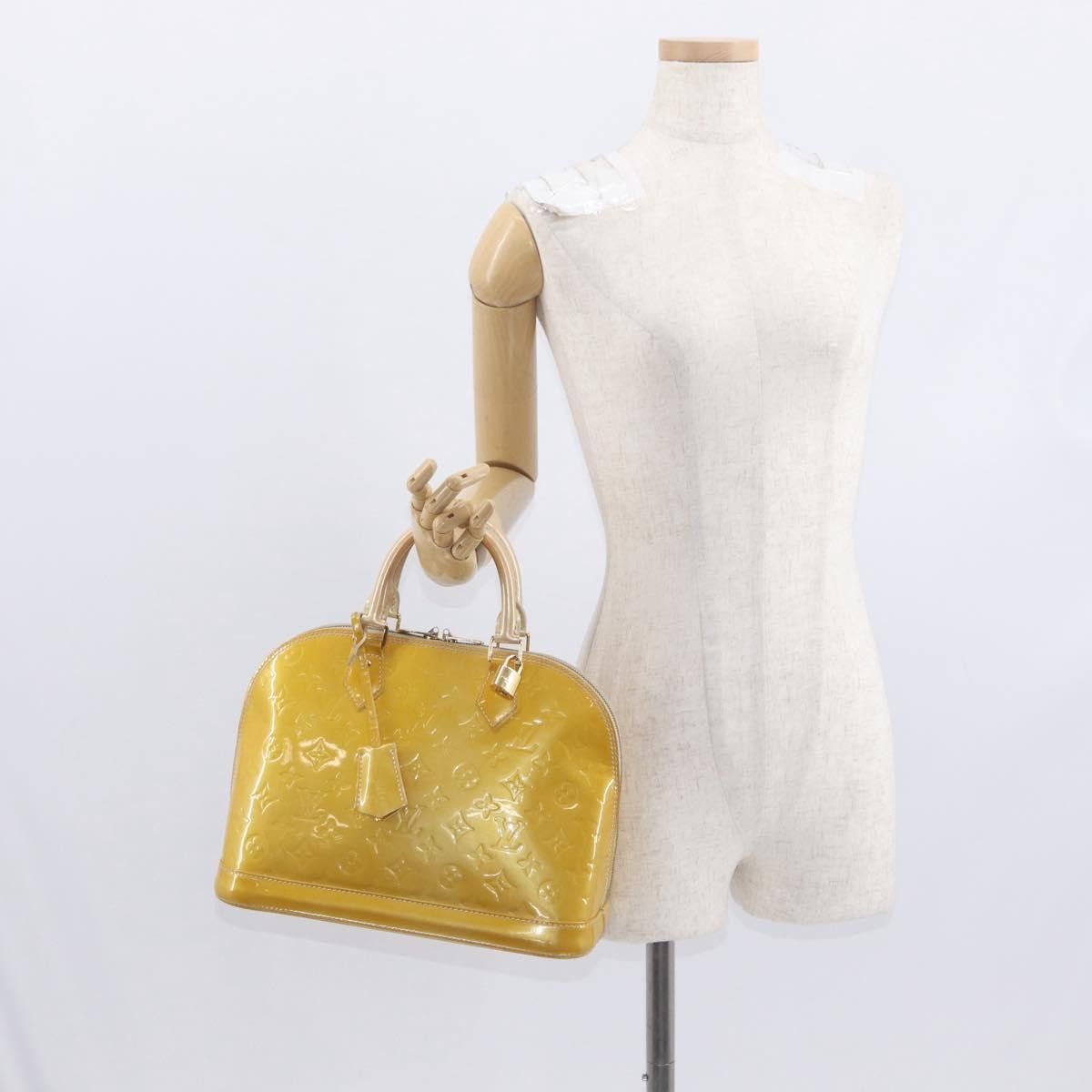 Louis Vuitton Louis Vuitton Alma Handbag Patent Leather Size ONE SIZE - 16 Thumbnail