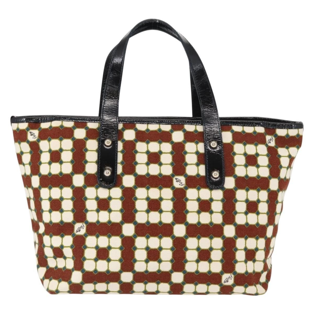 Bally Bally Vintage Handbag Canvas Size ONE SIZE - 2 Thumbnail