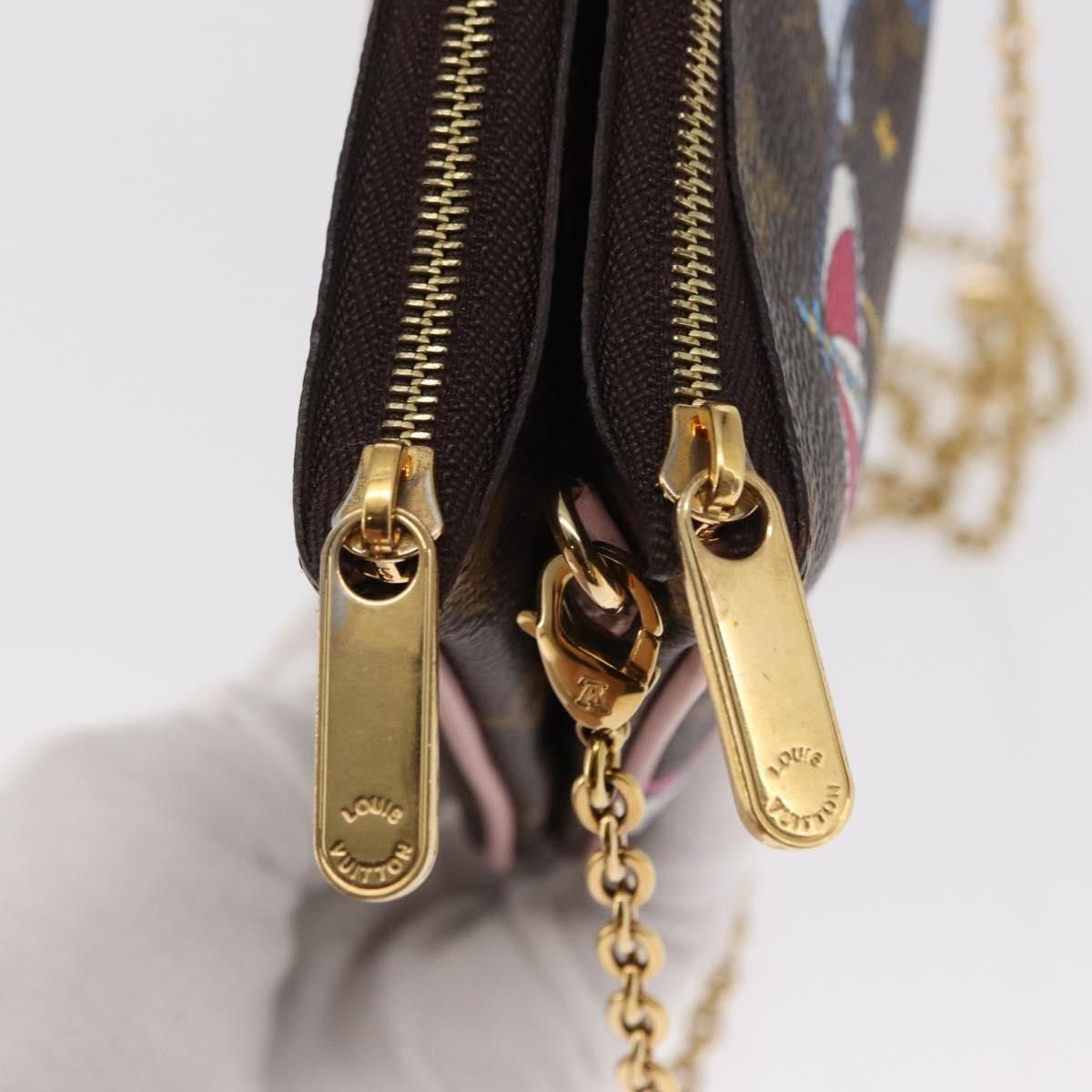 Louis Vuitton Louis Vuitton Double Zip Pochette Limited Edition Vivienne Xmas Monogram Canvas Size ONE SIZE - 13 Thumbnail