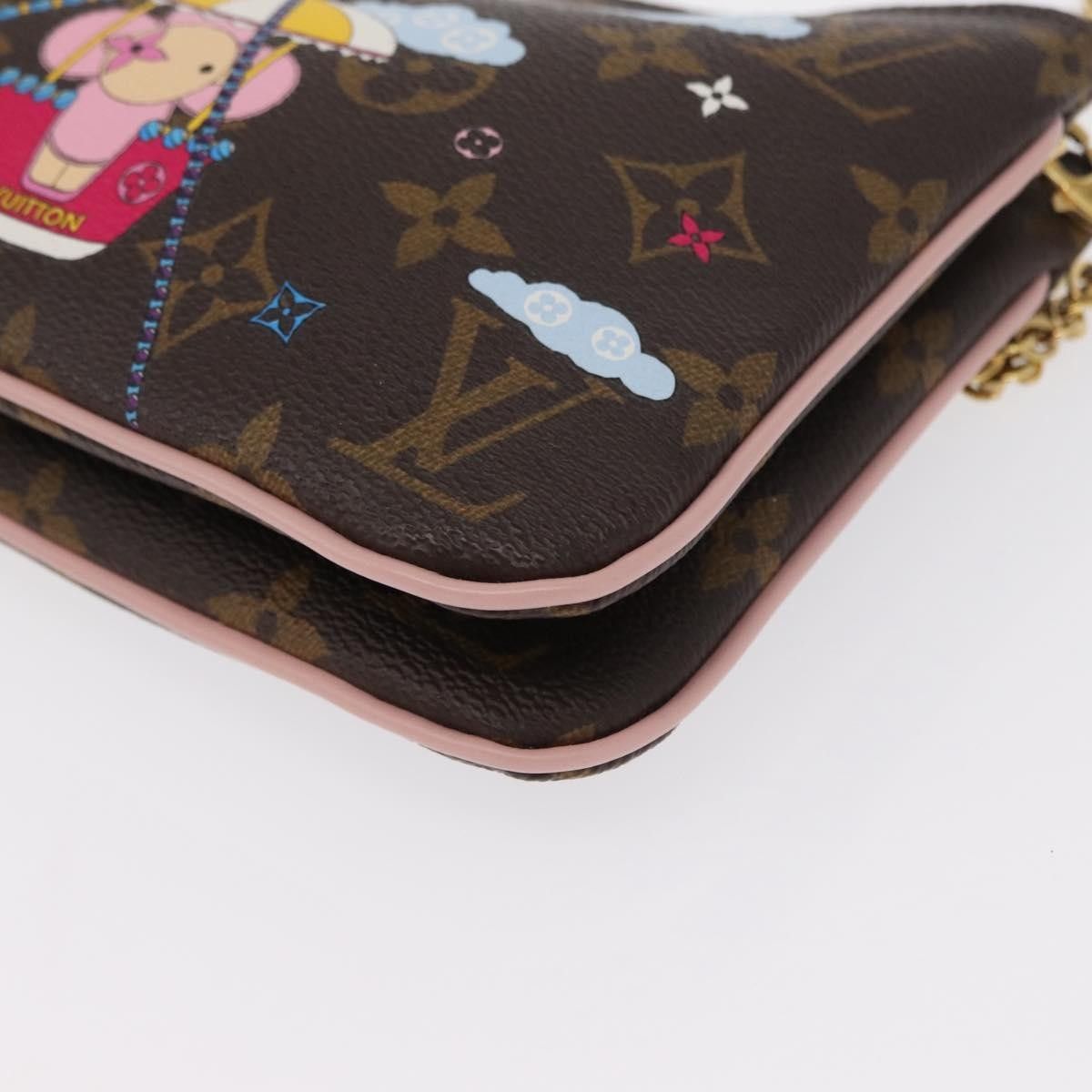 Louis Vuitton Louis Vuitton Double Zip Pochette Limited Edition Vivienne Xmas Monogram Canvas Size ONE SIZE - 10 Thumbnail