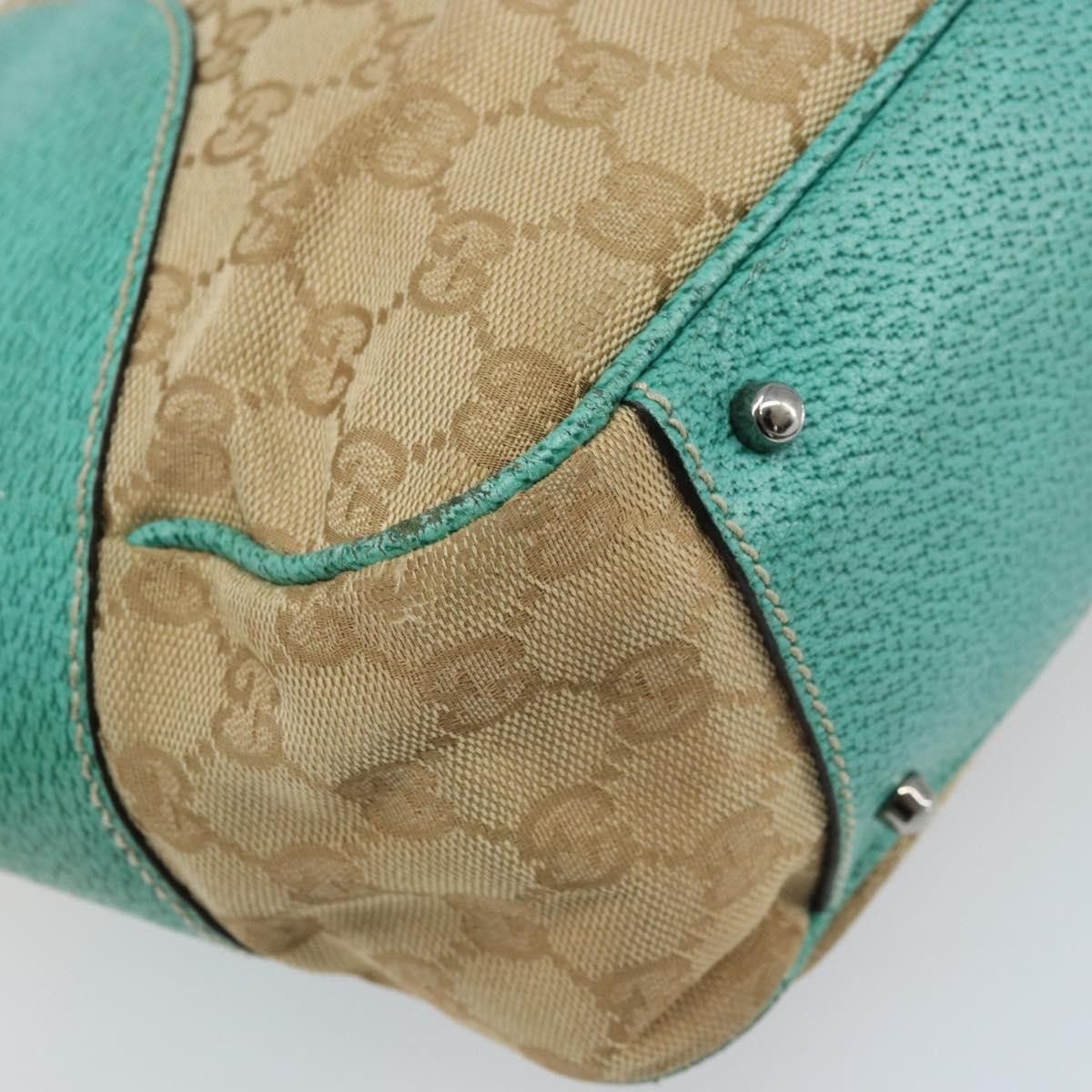 Gucci Gucci Vintage Ring Tote GG Canvas with Leather Size ONE SIZE - 12 Thumbnail