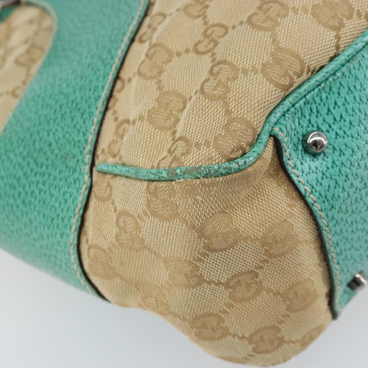 Gucci Gucci Vintage Ring Tote GG Canvas with Leather Size ONE SIZE - 9 Thumbnail