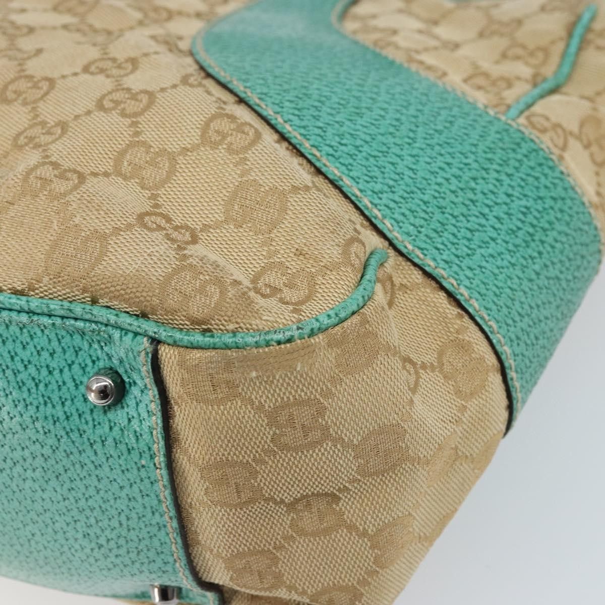 Gucci Gucci Vintage Ring Tote GG Canvas with Leather Size ONE SIZE - 11 Thumbnail