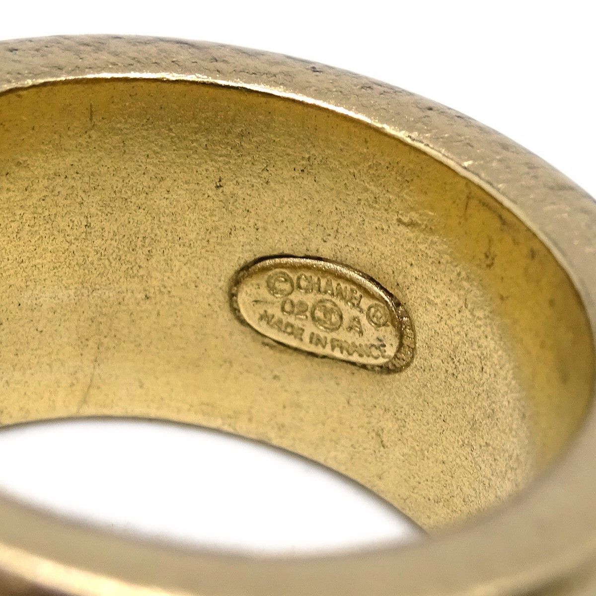 Chanel Chanel Logo Ring Gold-plated Size ONE SIZE - 4 Thumbnail
