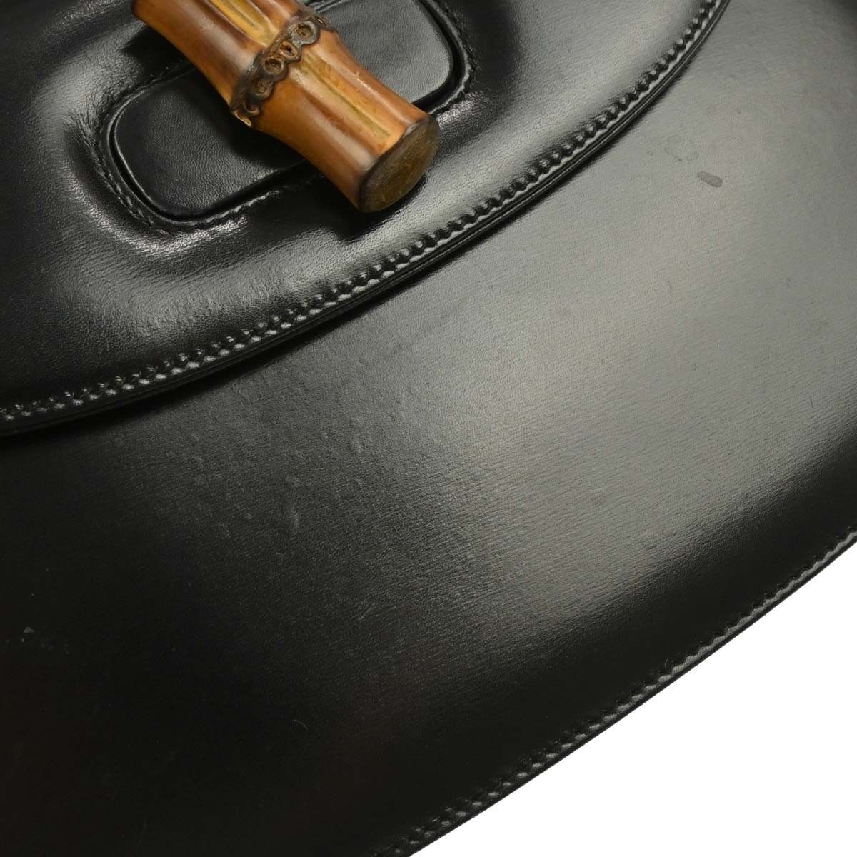 Gucci Gucci Vintage Convertible Bamboo Top Handle Leather Size ONE SIZE - 6 Thumbnail