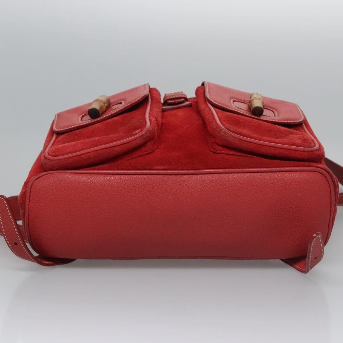 Gucci Gucci Vintage Bamboo Suede and Leather Size ONE SIZE - 15 Thumbnail
