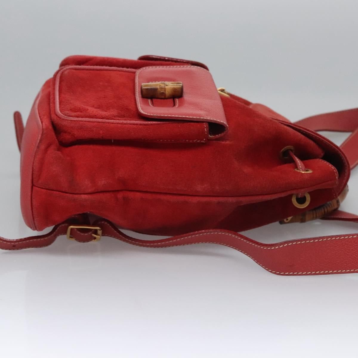 Gucci Gucci Vintage Bamboo Suede and Leather Size ONE SIZE - 3 Thumbnail