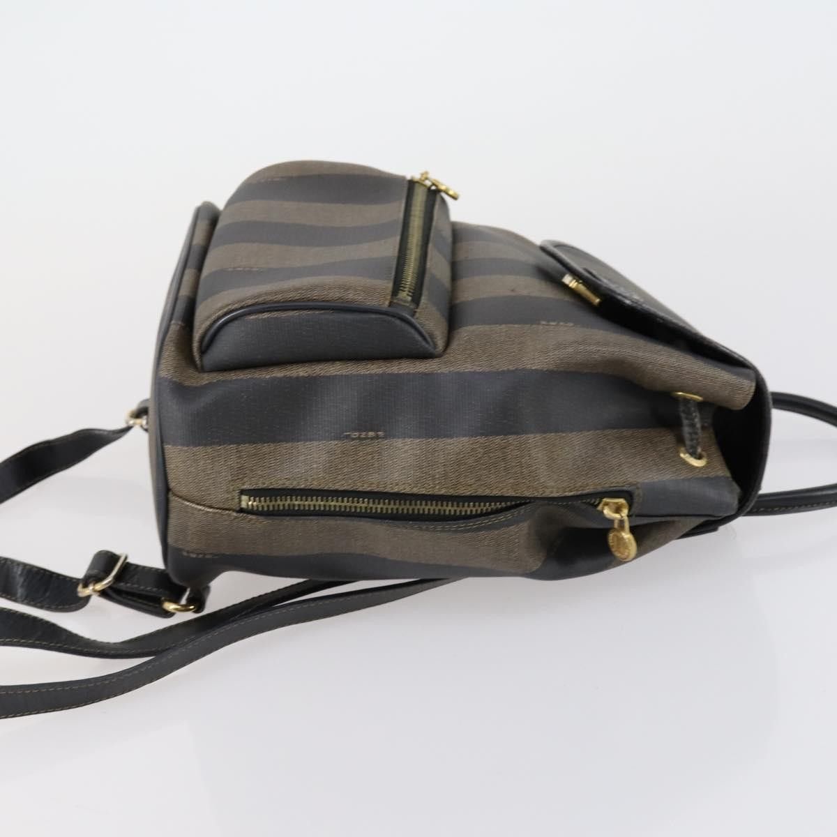 Fendi Fendi Pequin Front Pocket Coated Canvas Size ONE SIZE - 3 Thumbnail