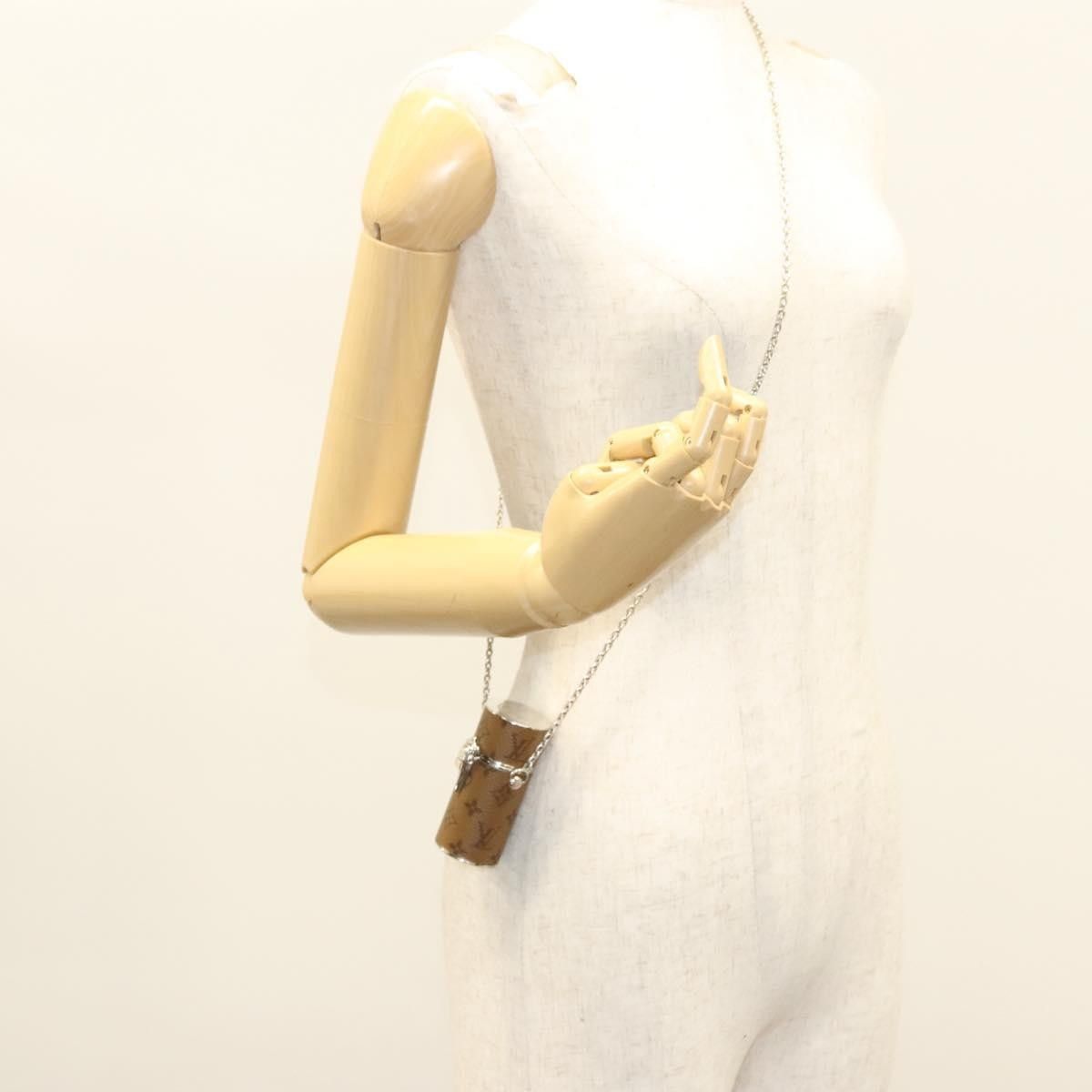 Louis Vuitton Louis Vuitton Lipstick Case on Chain Reverse Monogram Canvas Size ONE SIZE - 14 Thumbnail