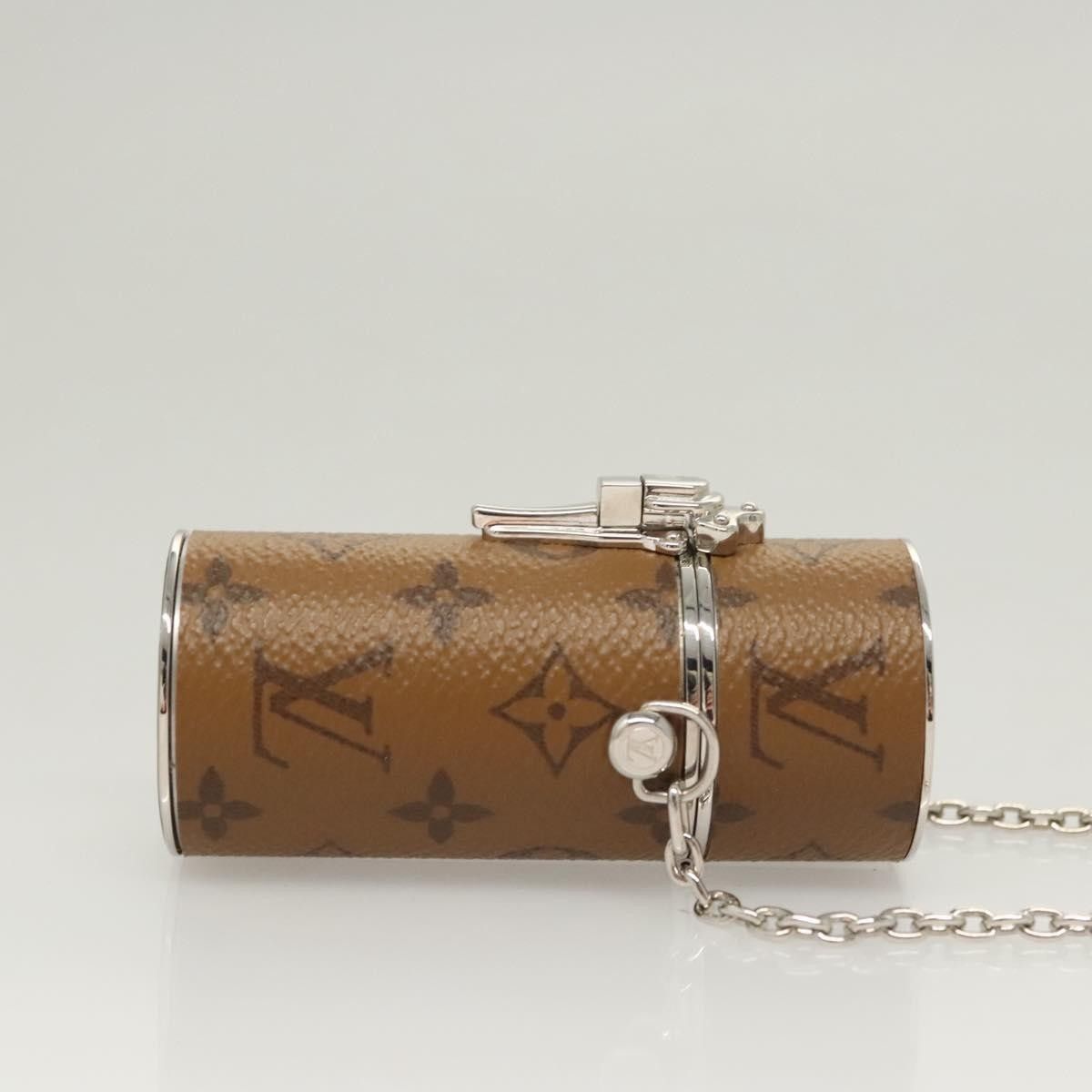Louis Vuitton Louis Vuitton Lipstick Case on Chain Reverse Monogram Canvas Size ONE SIZE - 3 Thumbnail