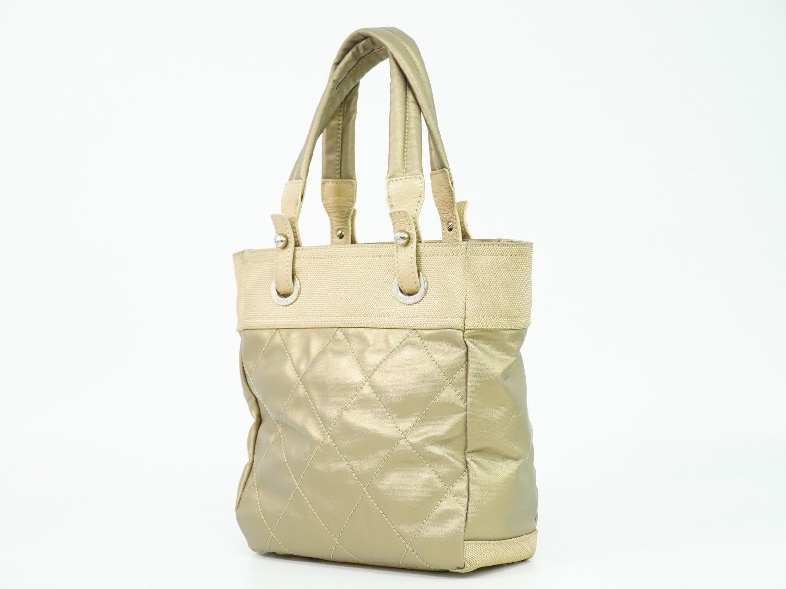 Chanel Chanel Biarritz Tote Quilted Coated Canvas Size ONE SIZE - 2 Thumbnail