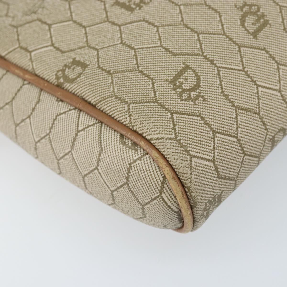 Dior Christian Dior Vintage Honeycomb Canvas and Leather Size ONE SIZE - 9 Thumbnail