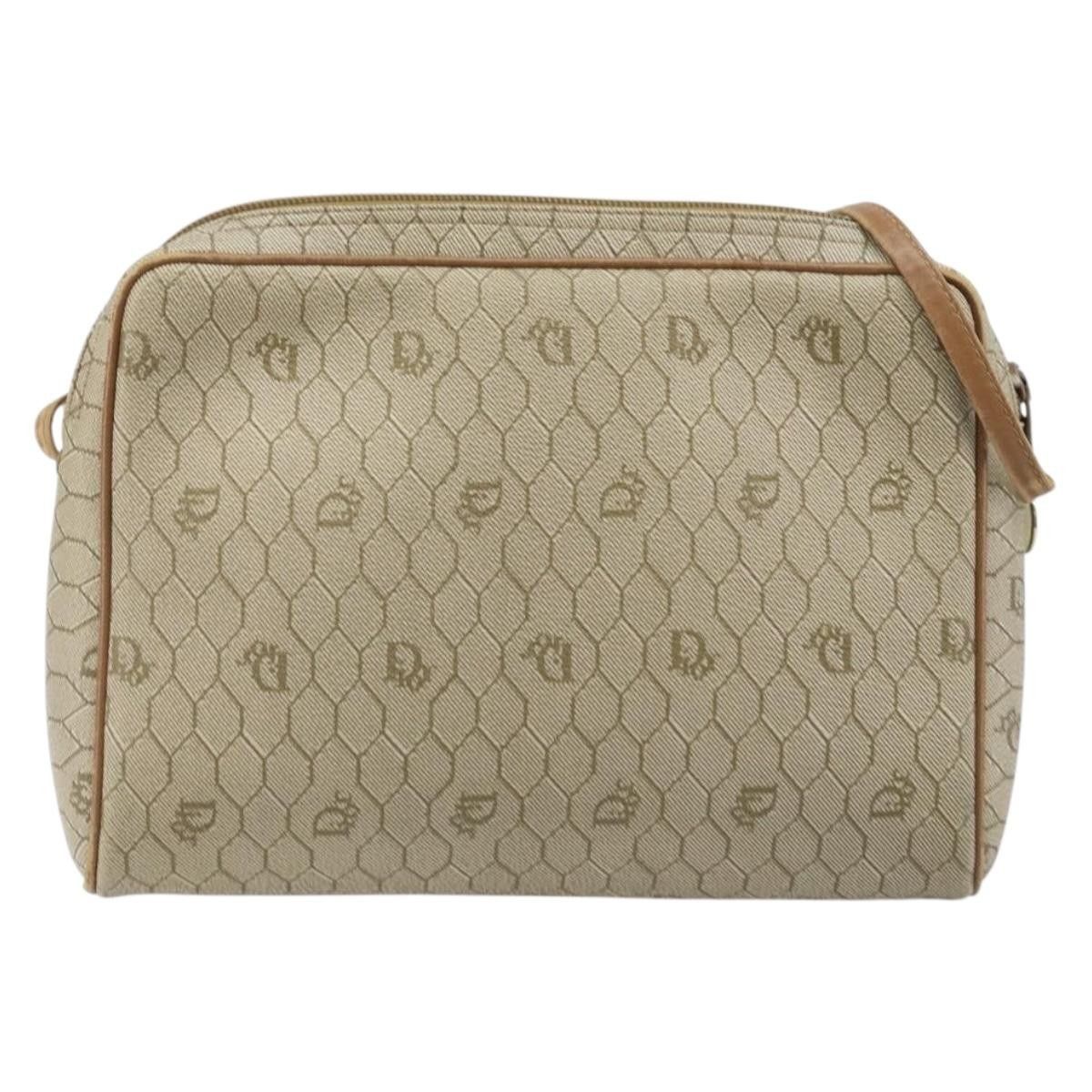 Dior Christian Dior Vintage Honeycomb Canvas and Leather Size ONE SIZE - 2 Thumbnail