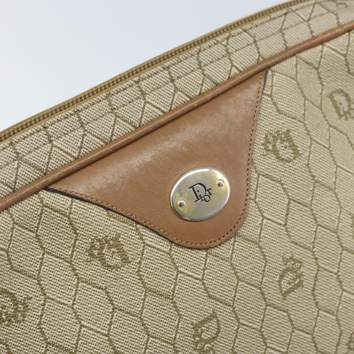 Dior Christian Dior Vintage Honeycomb Canvas and Leather Size ONE SIZE - 18 Thumbnail