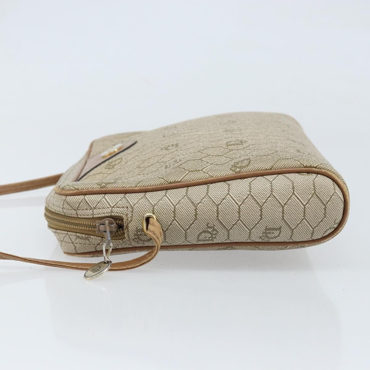 Dior Christian Dior Vintage Honeycomb Canvas and Leather Size ONE SIZE - 4 Thumbnail