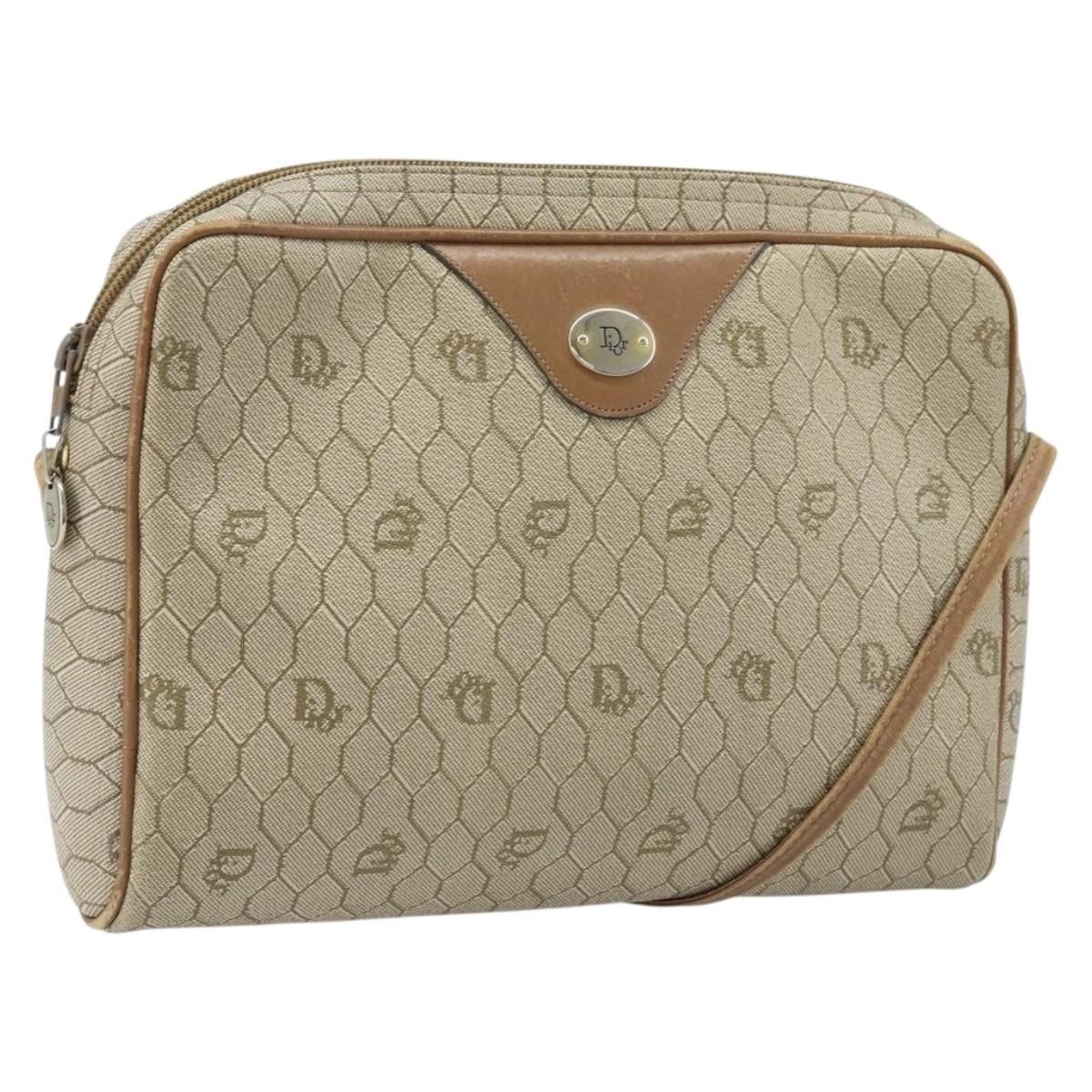 Dior Christian Dior Vintage Honeycomb Canvas and Leather Size ONE SIZE - 15 Thumbnail