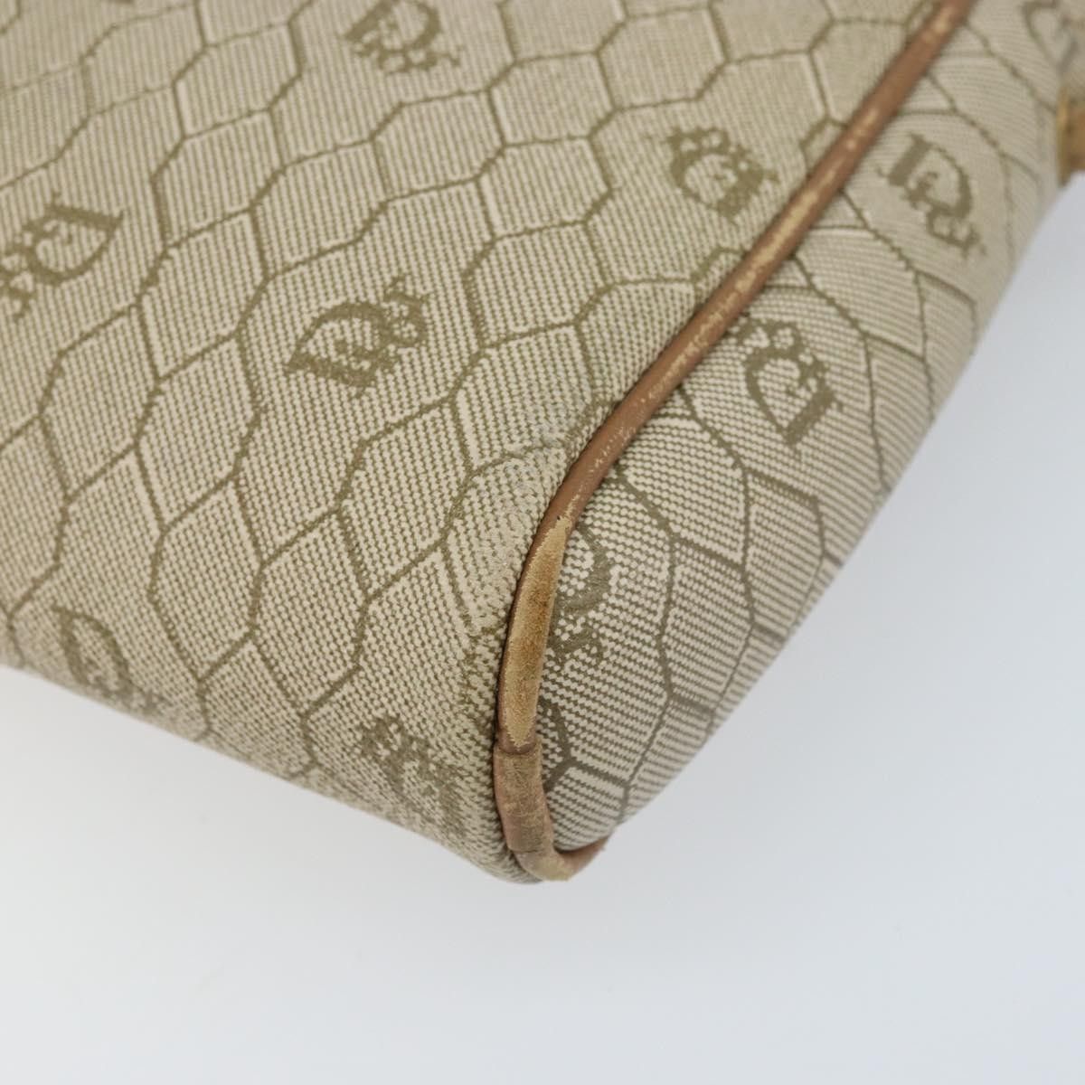 Dior Christian Dior Vintage Honeycomb Canvas and Leather Size ONE SIZE - 8 Thumbnail