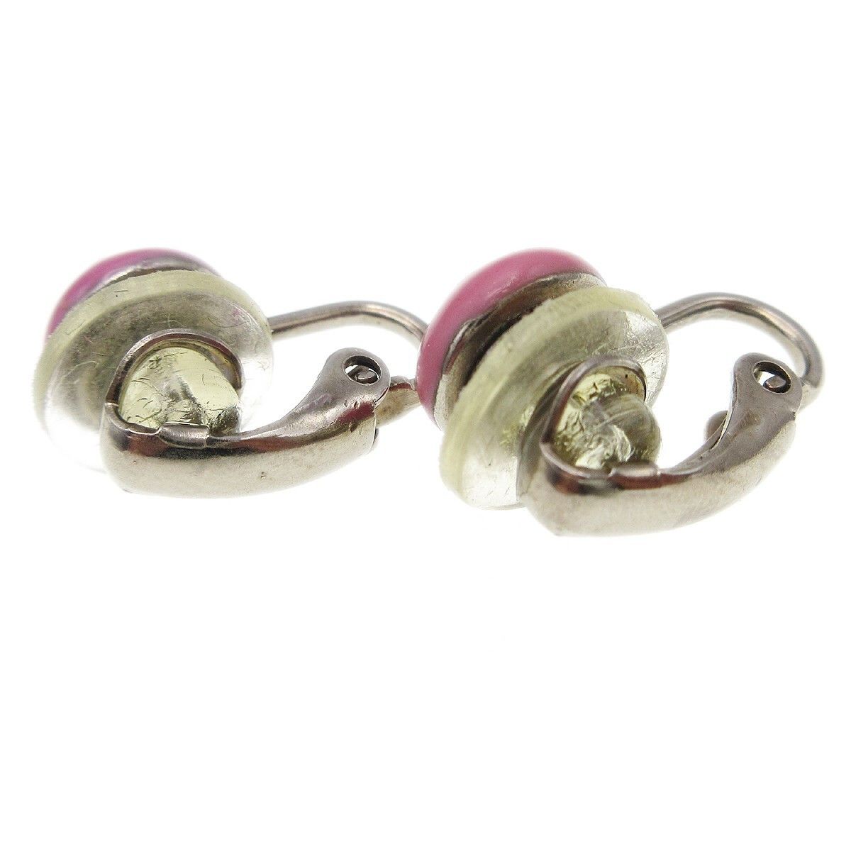 Chanel Chanel CC Round Clip-On Enamel with Metal Size ONE SIZE - 2 Thumbnail