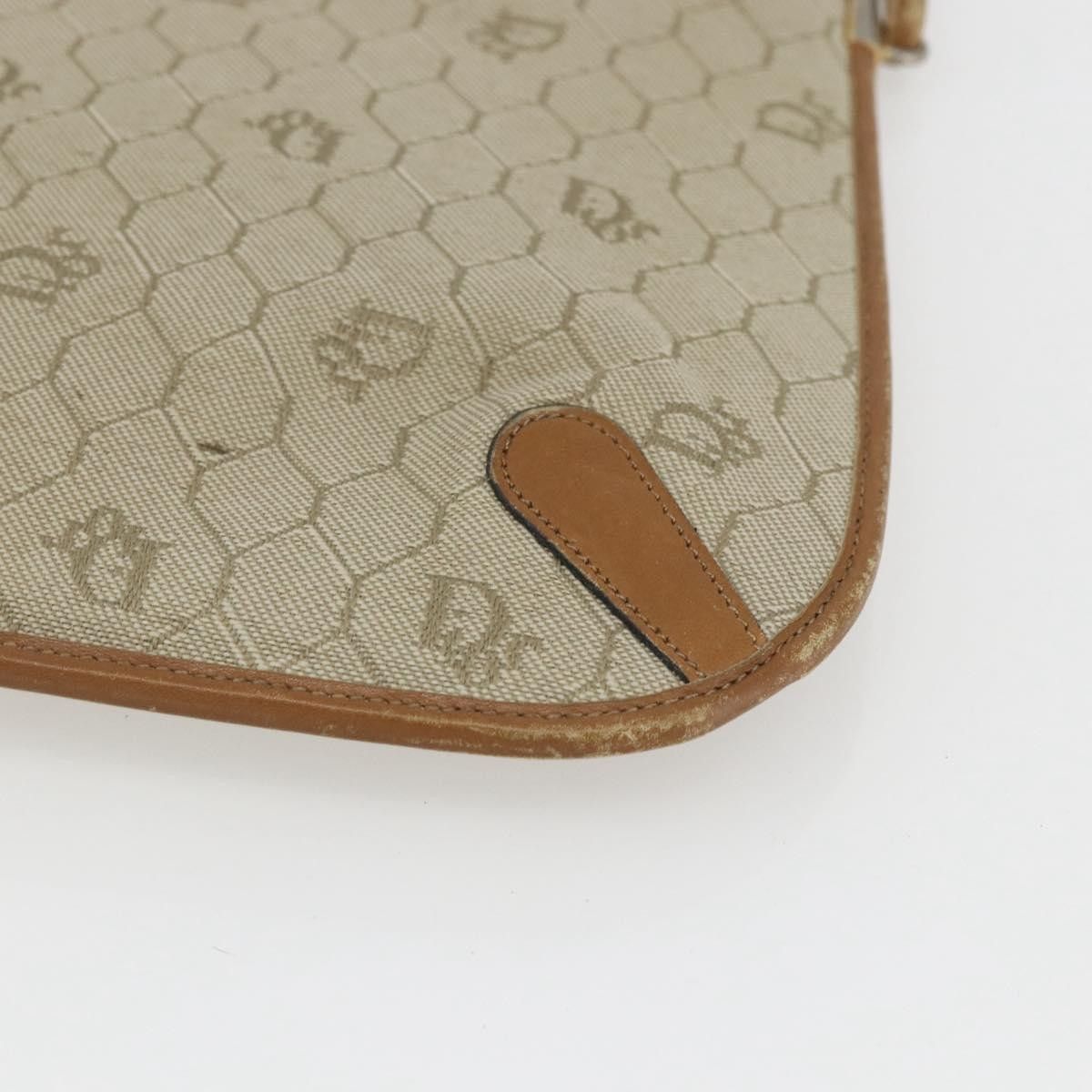 Dior Christian Dior Vintage Honeycomb Canvas and Leather Size ONE SIZE - 8 Thumbnail