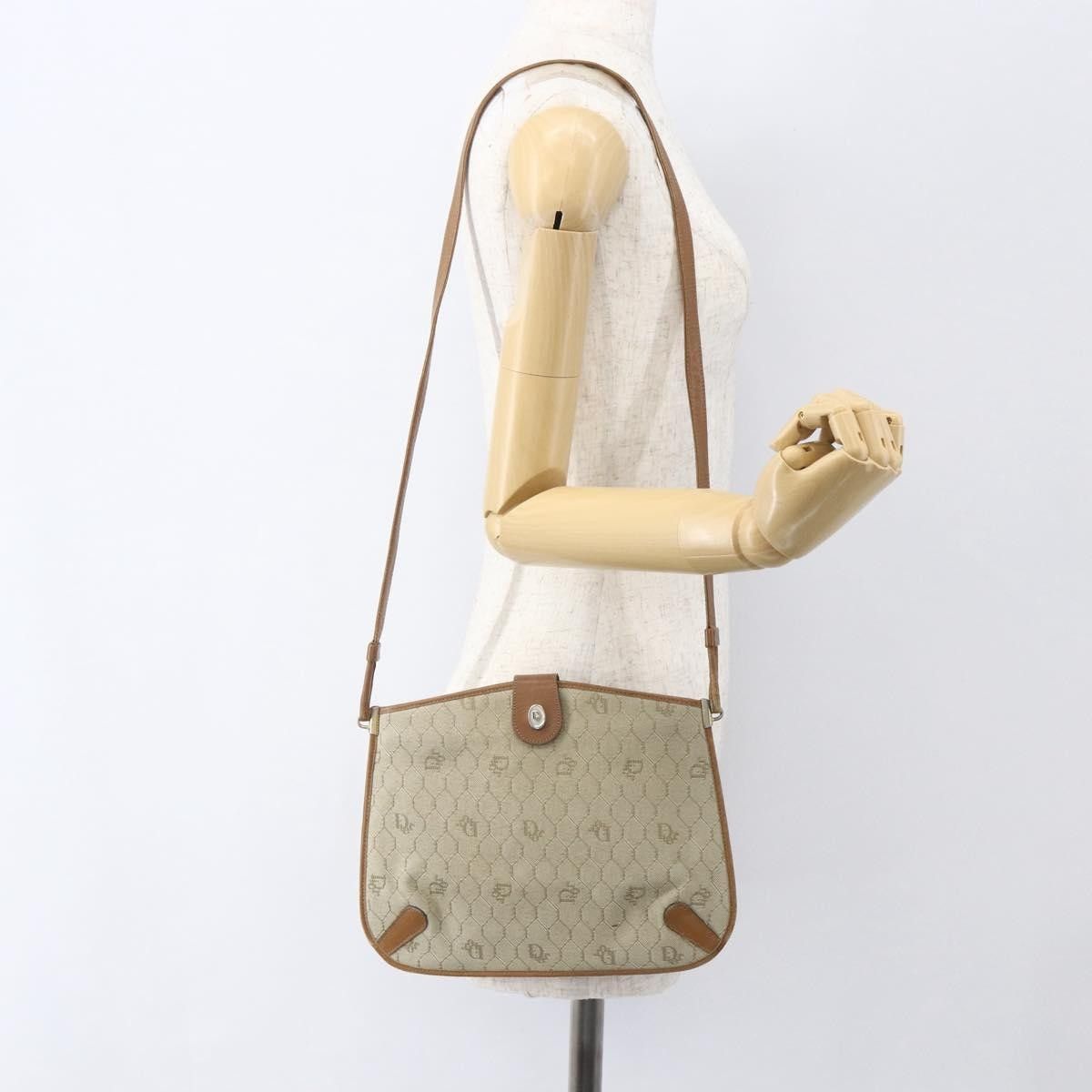 Dior Christian Dior Vintage Honeycomb Canvas and Leather Size ONE SIZE - 12 Thumbnail