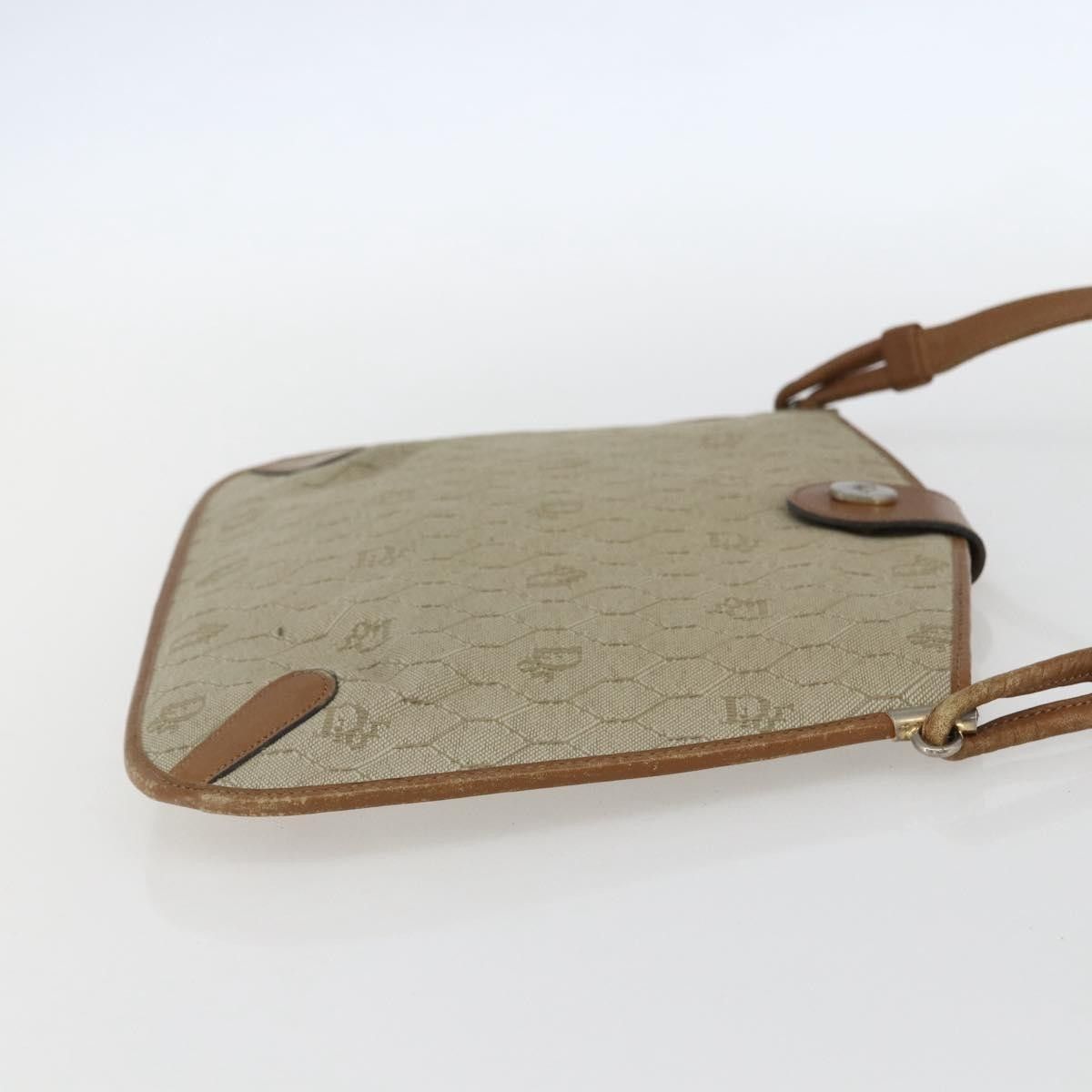 Dior Christian Dior Vintage Honeycomb Canvas and Leather Size ONE SIZE - 4 Thumbnail