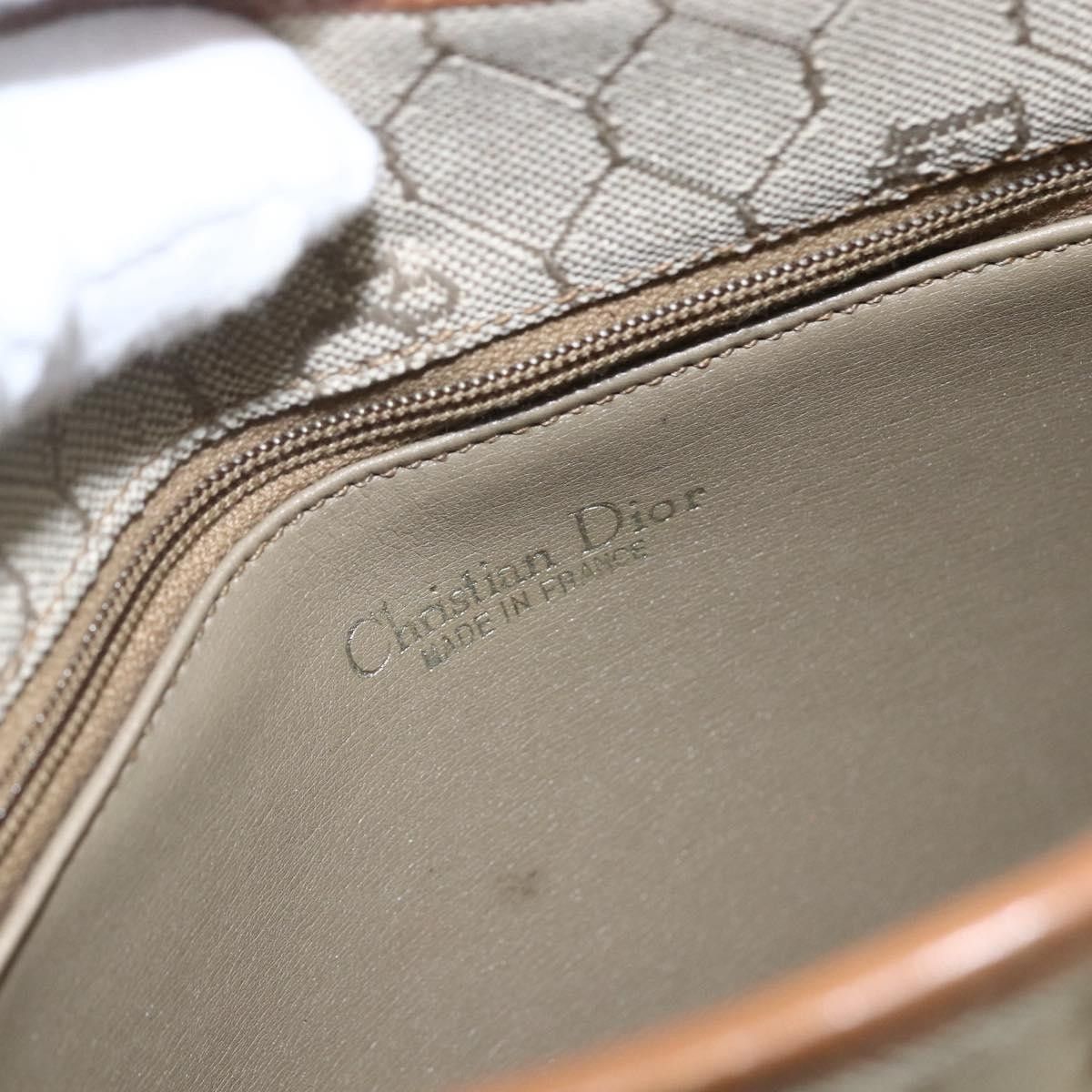 Dior Christian Dior Vintage Honeycomb Canvas and Leather Size ONE SIZE - 6 Thumbnail