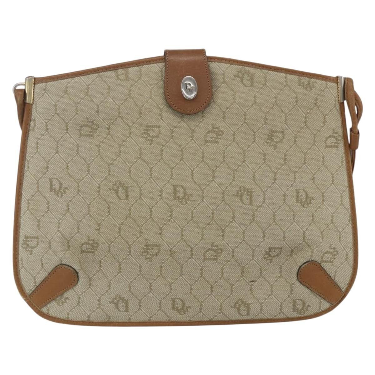 Dior Christian Dior Vintage Honeycomb Canvas and Leather Size ONE SIZE - 17 Thumbnail