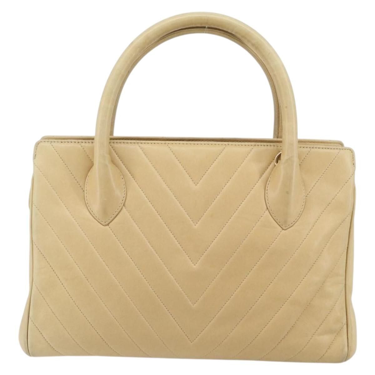 Chanel Chanel Vintage Convertible Tote Chevron Lambskin Size ONE SIZE - 2 Thumbnail