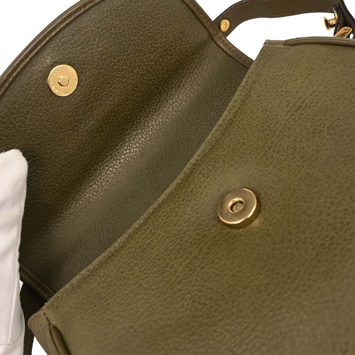 Gucci Gucci Vintage Handbag Leather Size ONE SIZE - 8 Thumbnail
