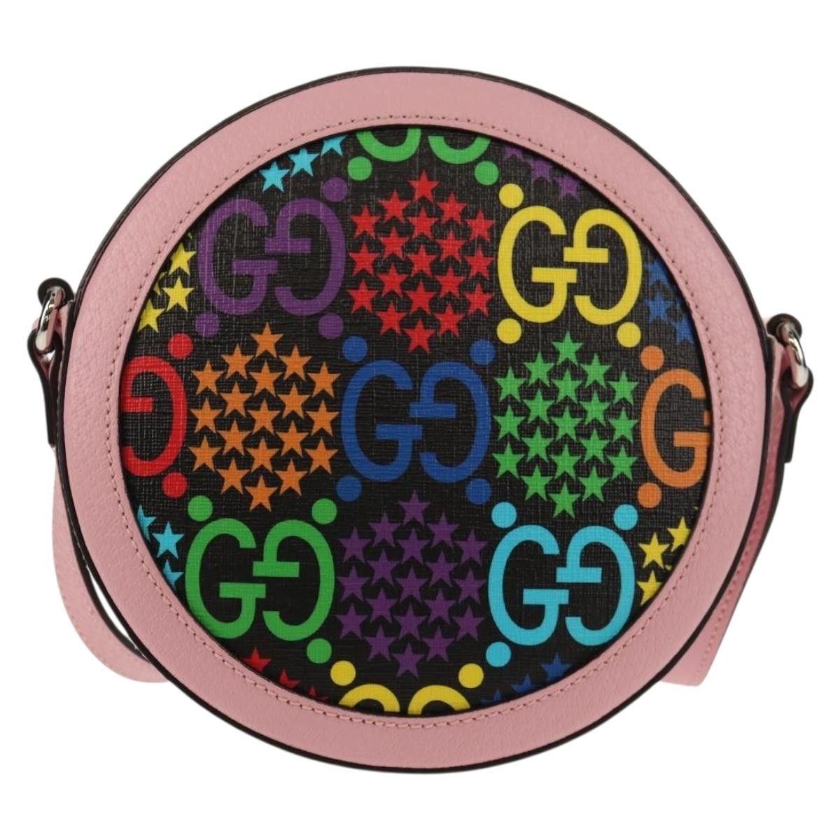 Gucci Gucci Round Psychedelic Print GG Coated Canvas Size ONE SIZE - 2 Thumbnail