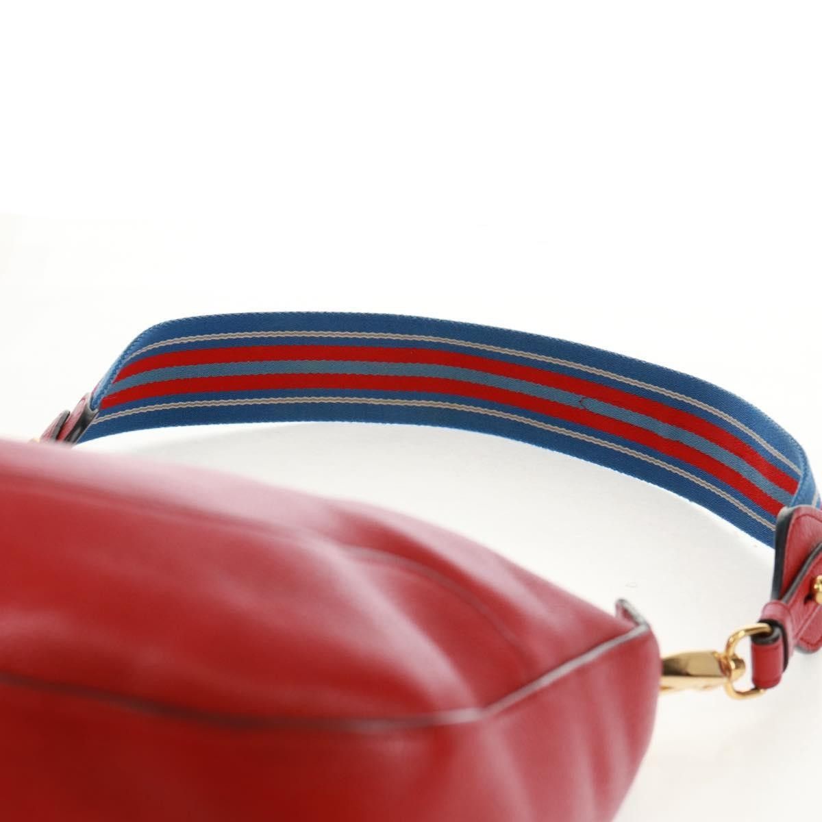 Prada Prada Striped Strap Zip Hobo Vitello Daino Size ONE SIZE - 17 Thumbnail
