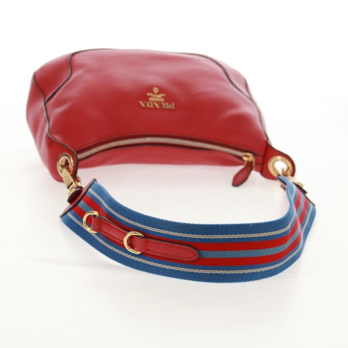 Prada Prada Striped Strap Zip Hobo Vitello Daino Size ONE SIZE - 8 Thumbnail