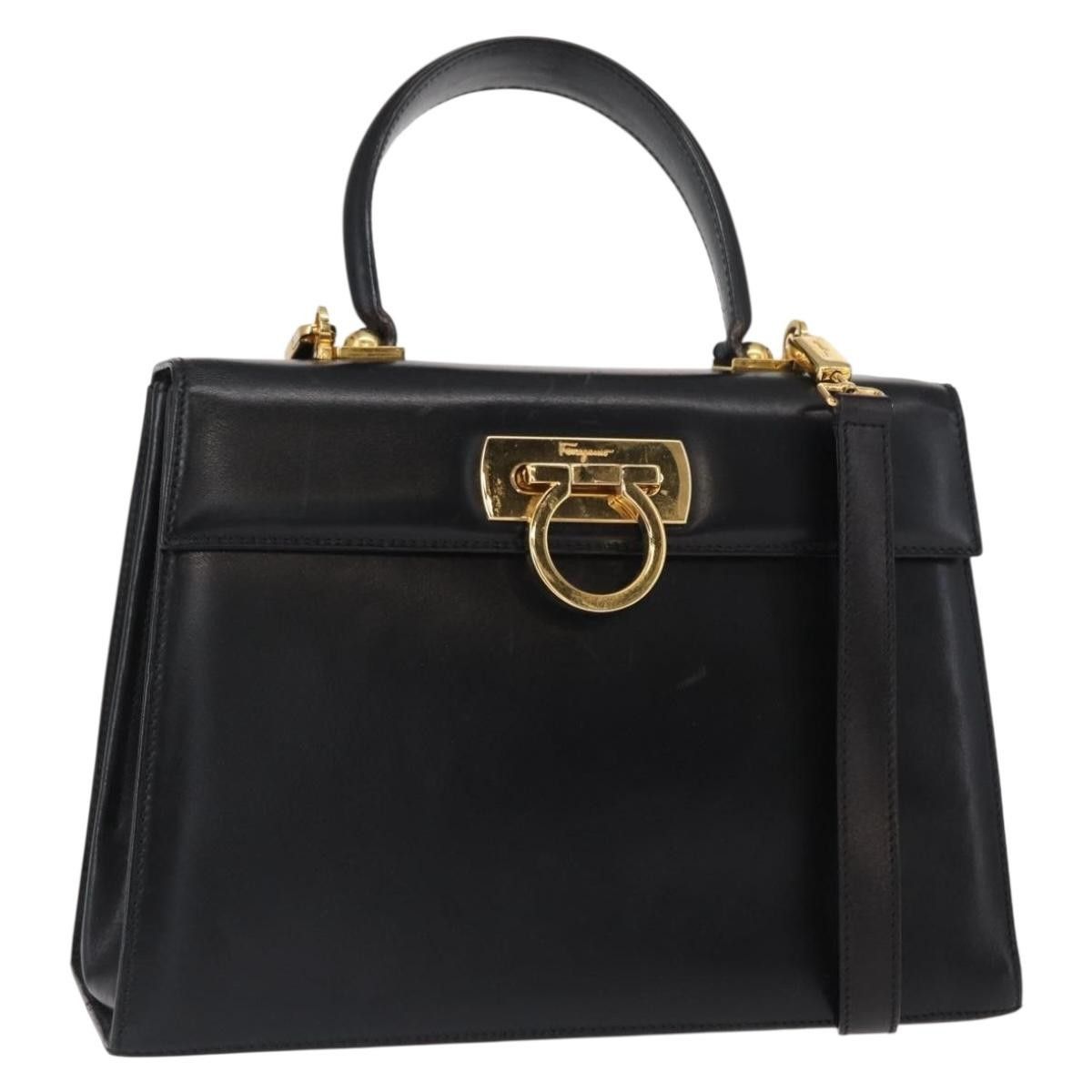 Salvatore Ferragamo Salvatore Ferragamo Convertible Top Handle Leather Size ONE SIZE - 14 Thumbnail