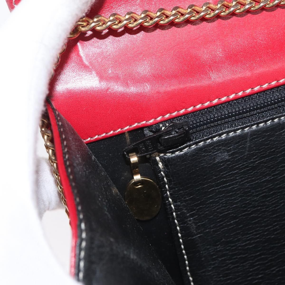 Dior Christian Dior Vintage CD Chain Flap Shoulder Bag Leather Size ONE SIZE - 21 Thumbnail