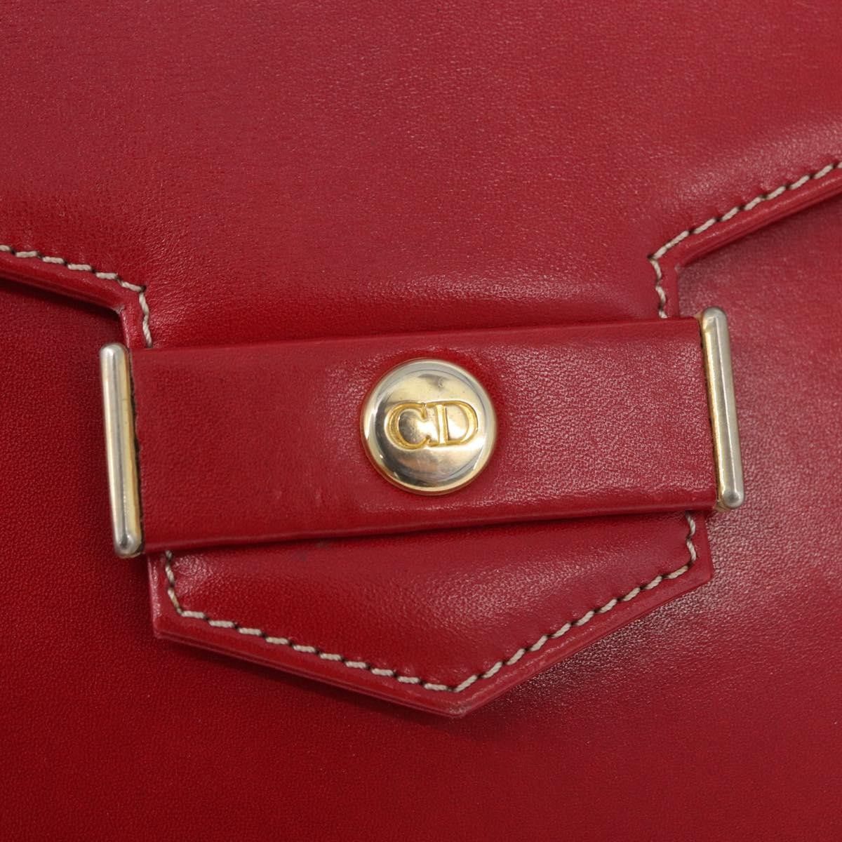 Dior Christian Dior Vintage CD Chain Flap Shoulder Bag Leather Size ONE SIZE - 12 Thumbnail