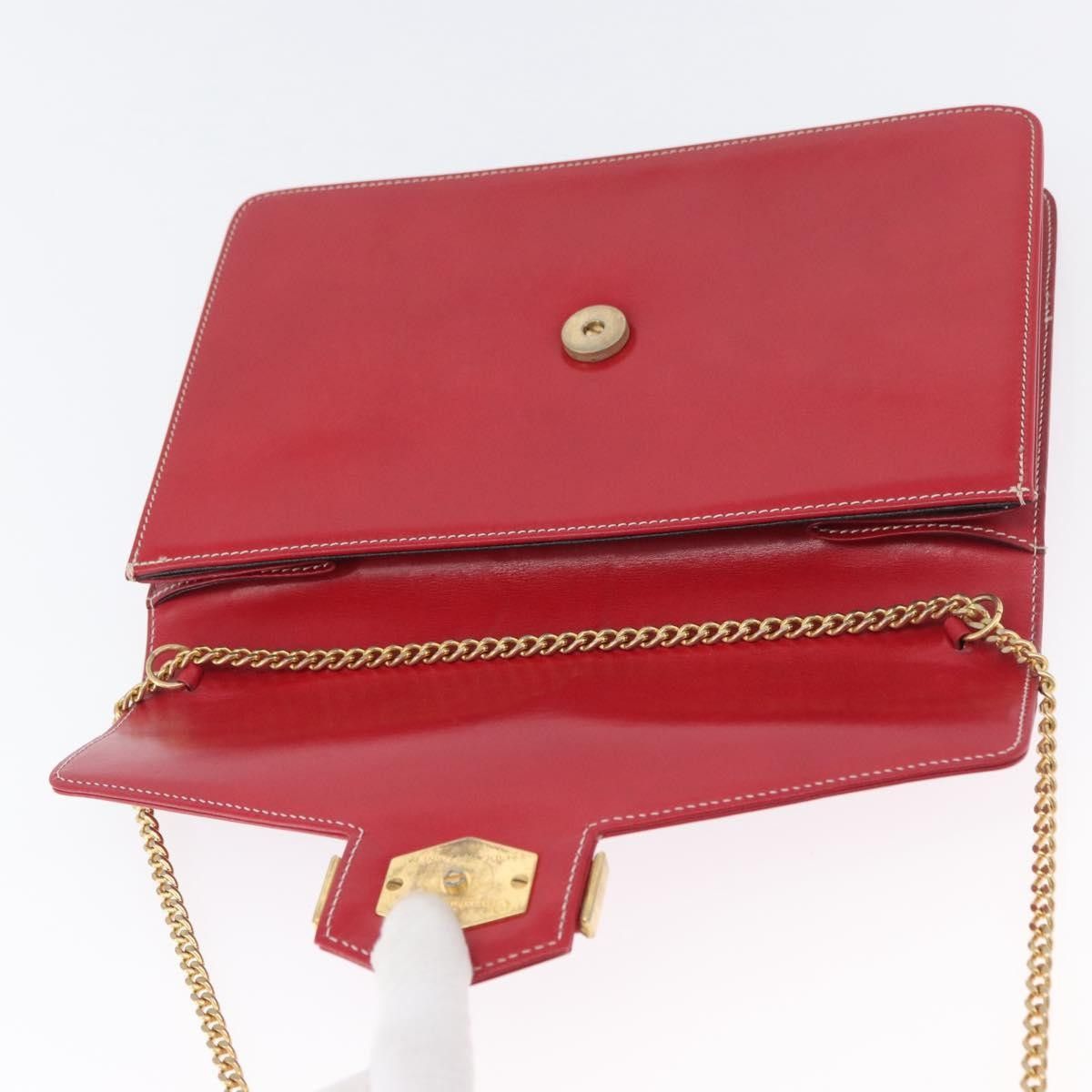 Dior Christian Dior Vintage CD Chain Flap Shoulder Bag Leather Size ONE SIZE - 13 Thumbnail