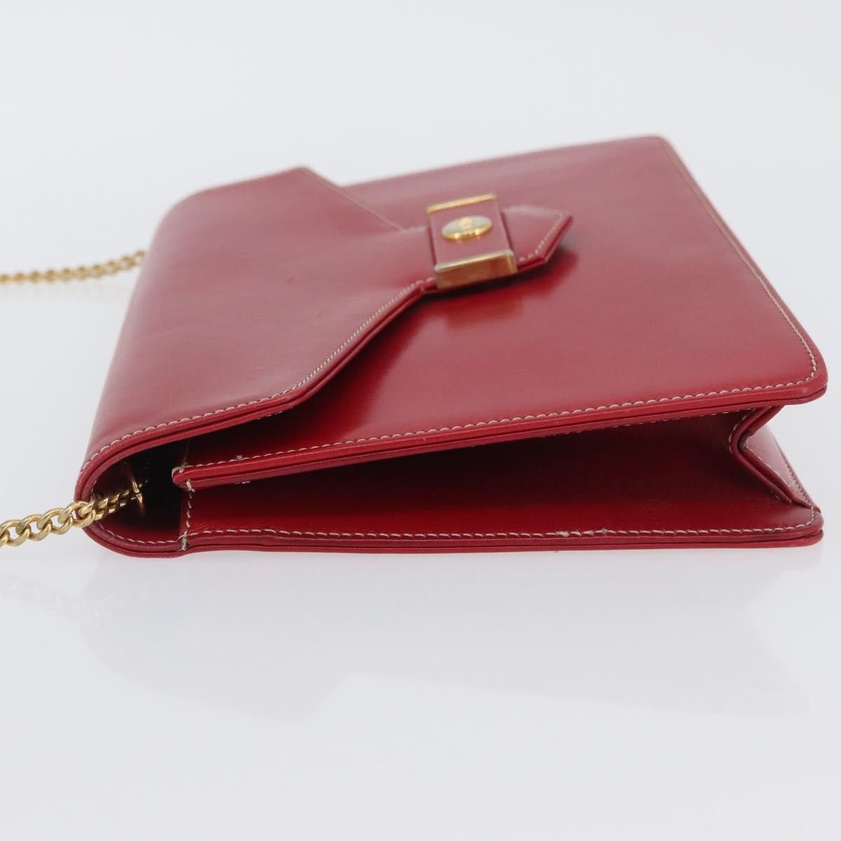 Dior Christian Dior Vintage CD Chain Flap Shoulder Bag Leather Size ONE SIZE - 4 Thumbnail