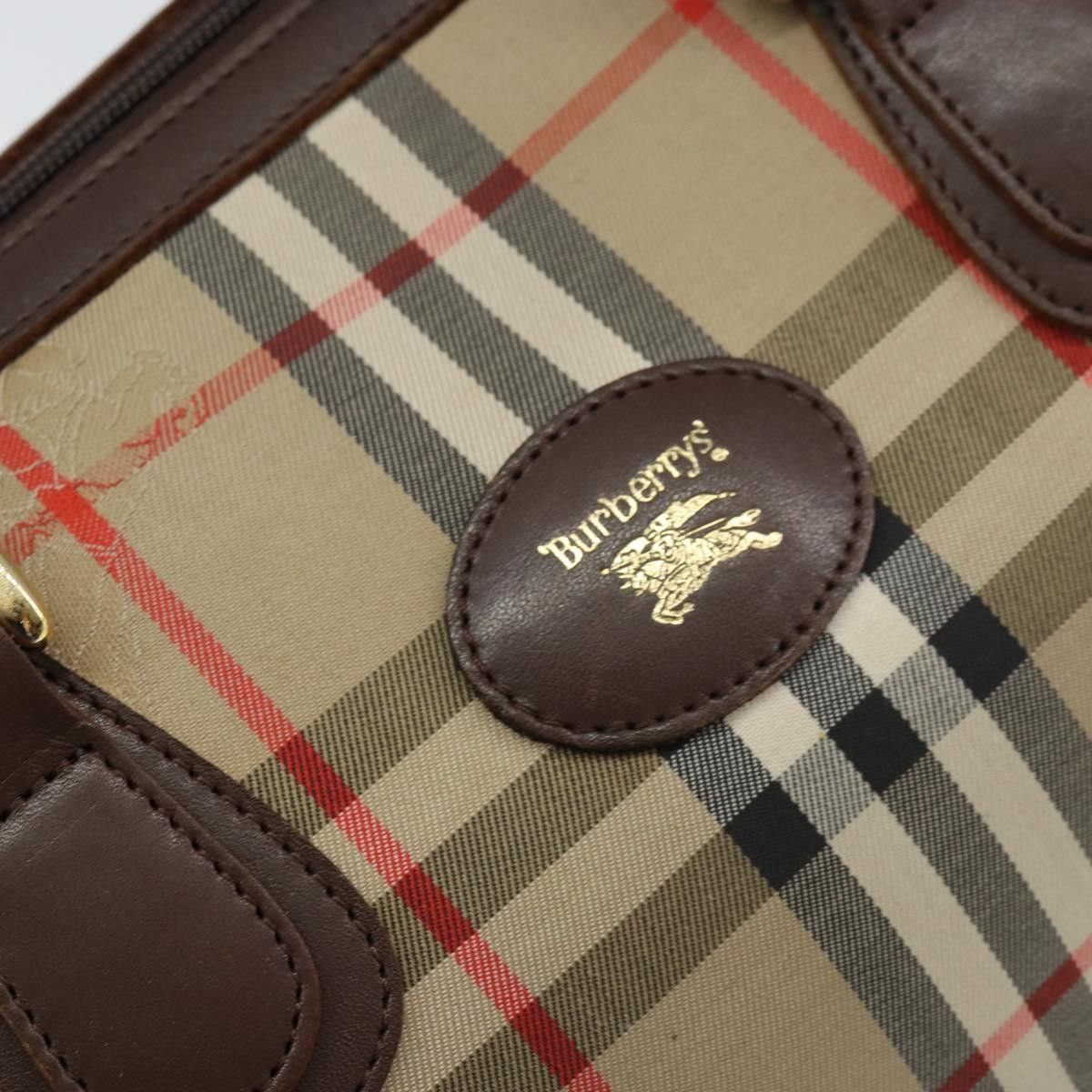 Burberry Burberry Nova Check Handbag Nova Check Canvas Size ONE SIZE - 12 Thumbnail