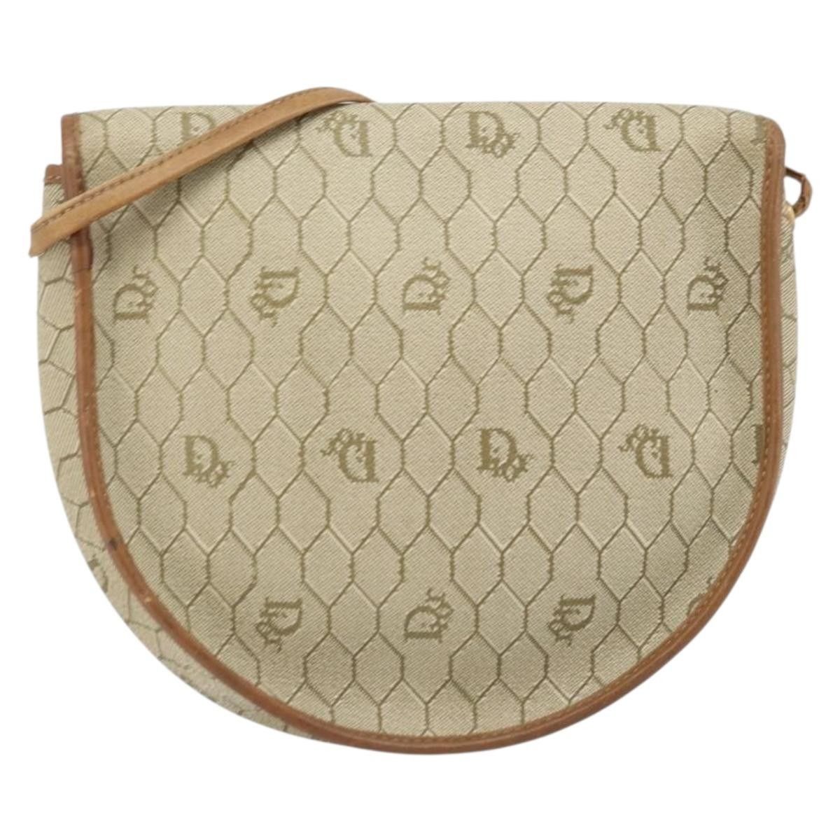 Dior Christian Dior Vintage Honeycomb Canvas and Leather Size ONE SIZE - 2 Thumbnail