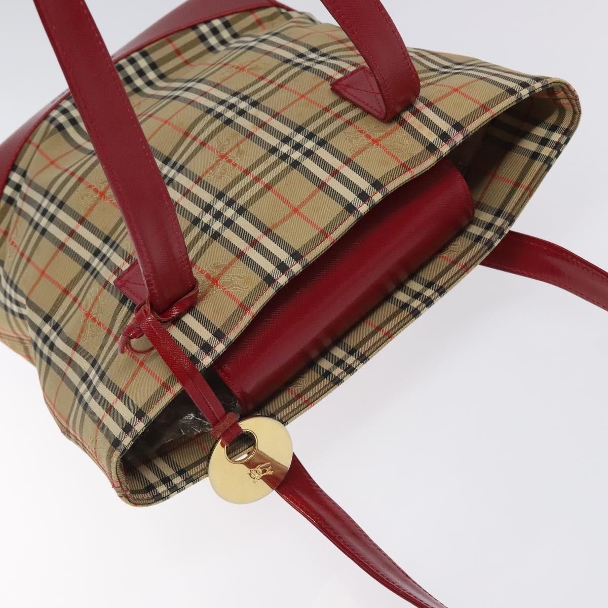 Burberry Burberry Nova Check Tote Canvas and Leather Size ONE SIZE - 14 Thumbnail
