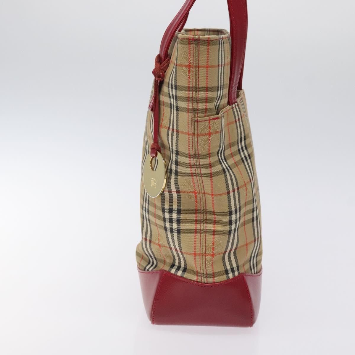 Burberry Burberry Nova Check Tote Canvas and Leather Size ONE SIZE - 3 Thumbnail