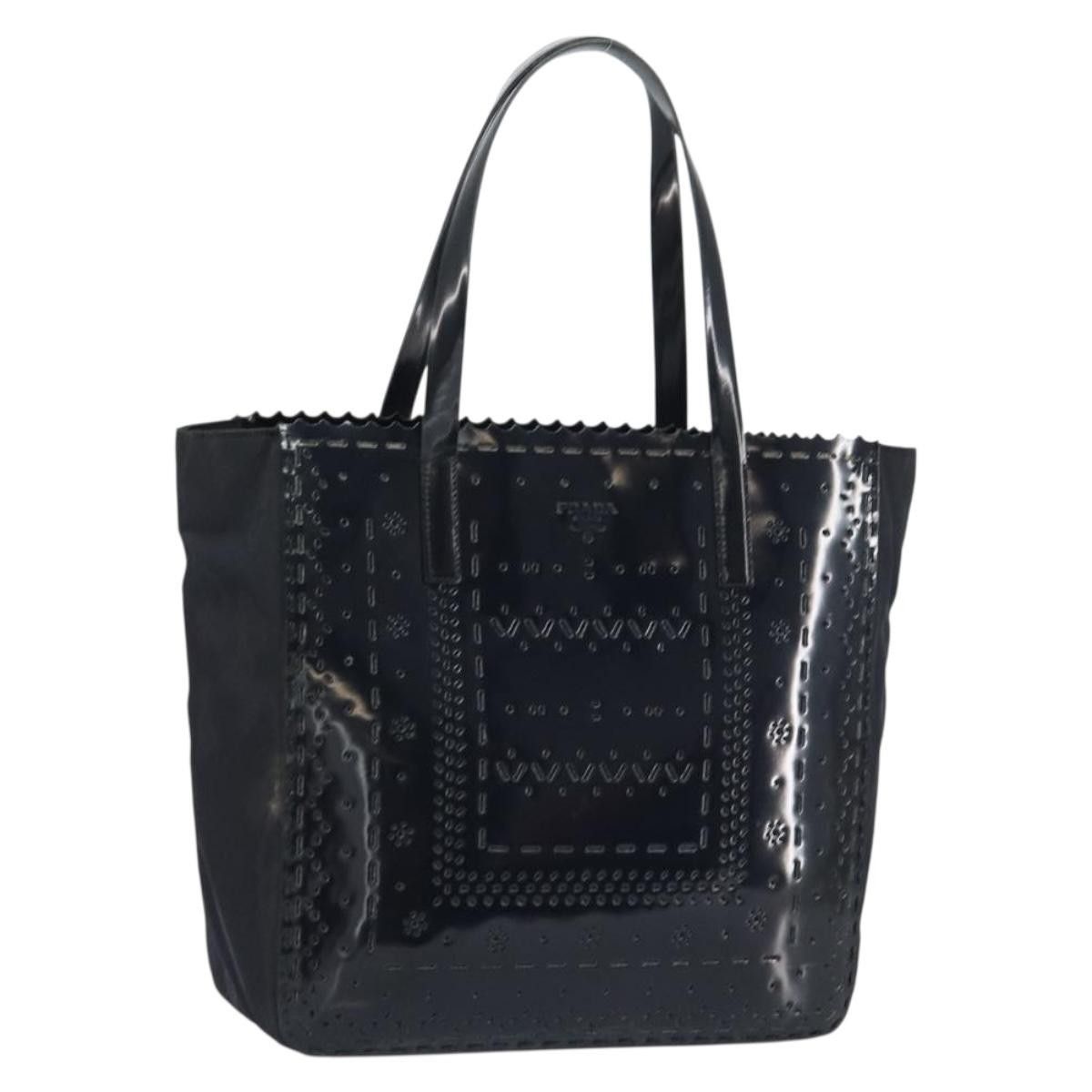 Prada Prada Vintage Tote Tessuto with Leather Size ONE SIZE - 16 Thumbnail