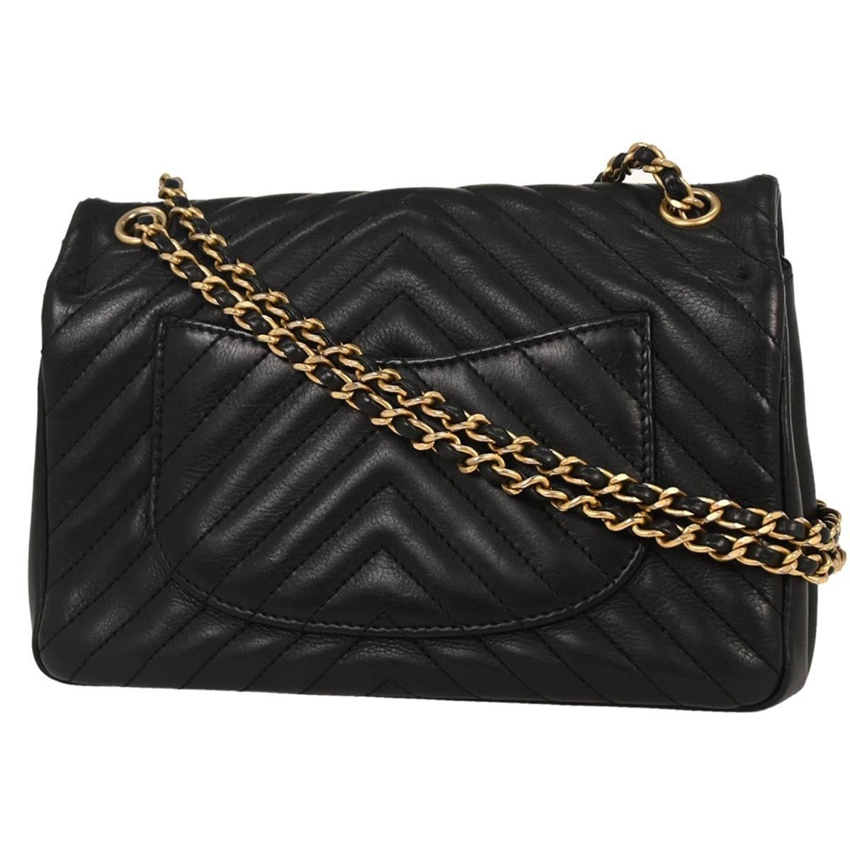 Chanel Chanel Rock the Corner Flap Bag Chevron Leather Size ONE SIZE - 2 Thumbnail