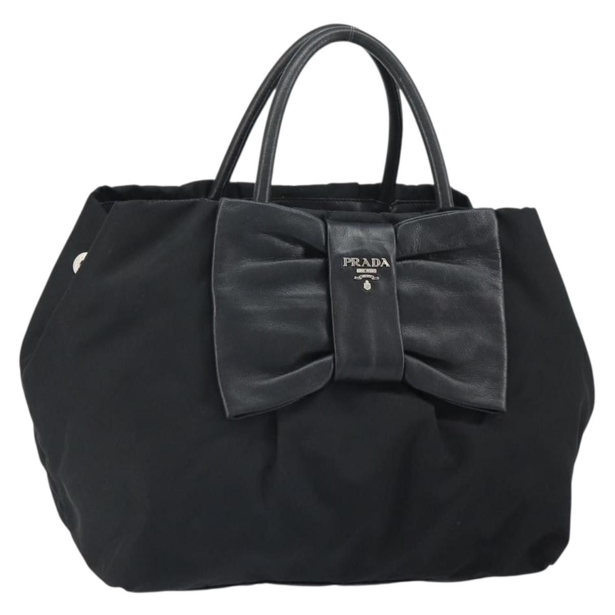 Prada Prada Bow Tote Tessuto with Leather Size ONE SIZE - 15 Thumbnail